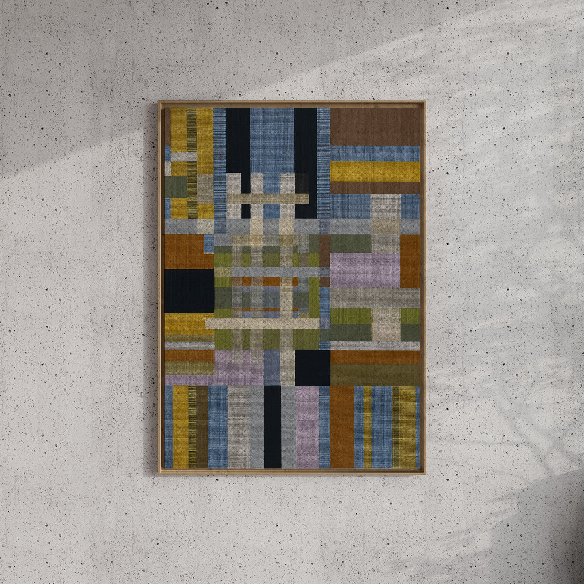 Woven Perspectives No. 08 — Geometric Abstract Art Print