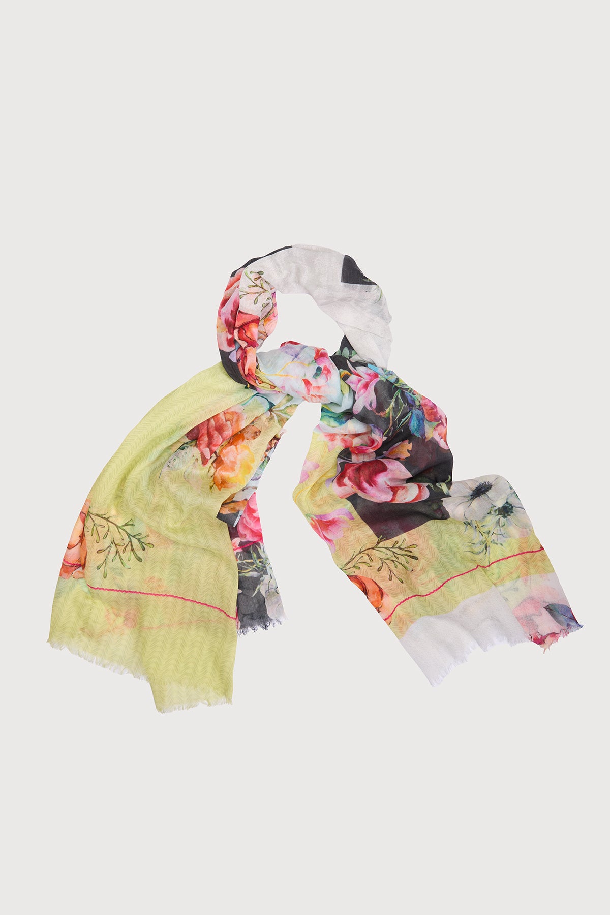 Enchanted Garden Scarf - Light Multi