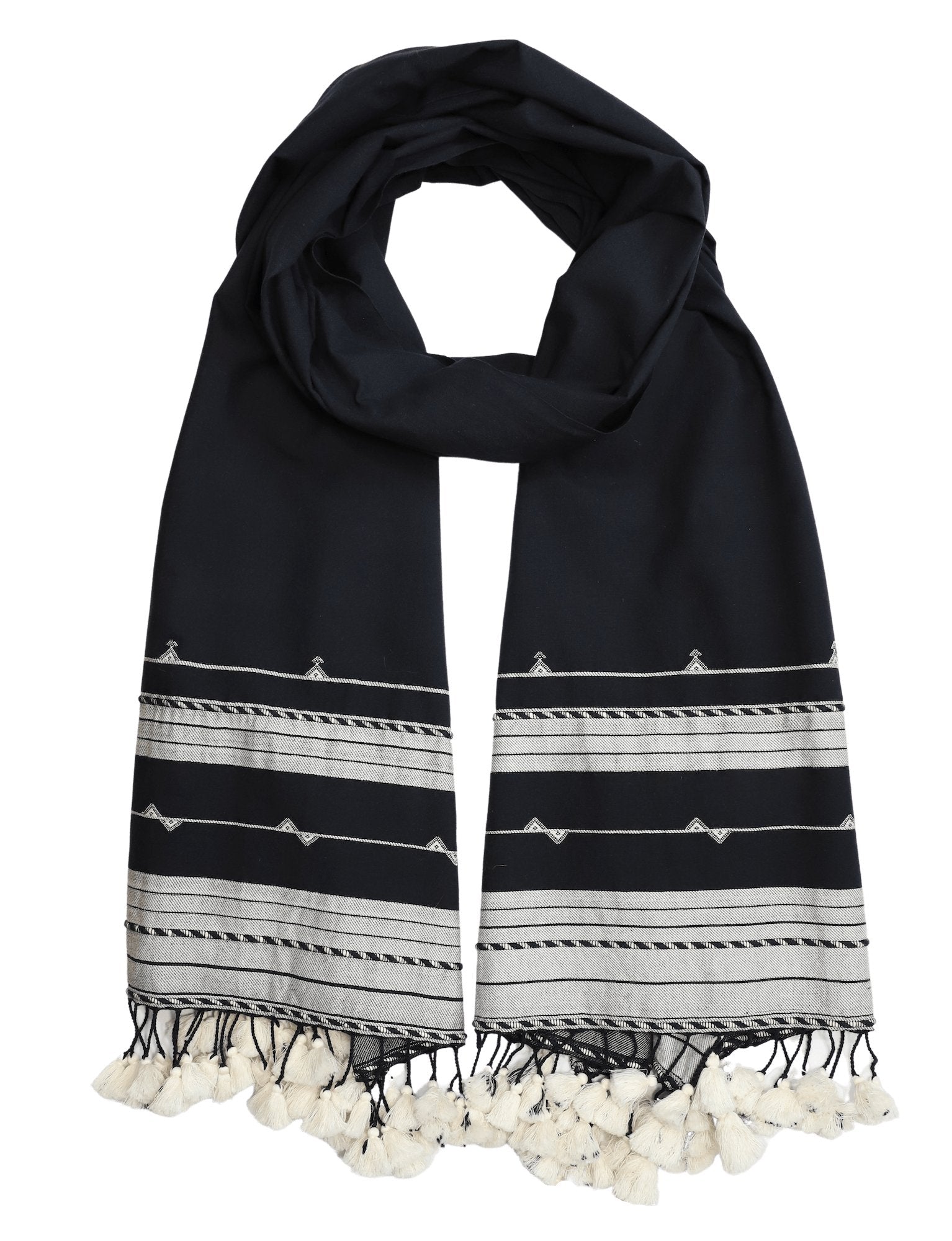 Black Kutch Scarf - Passion Lilie