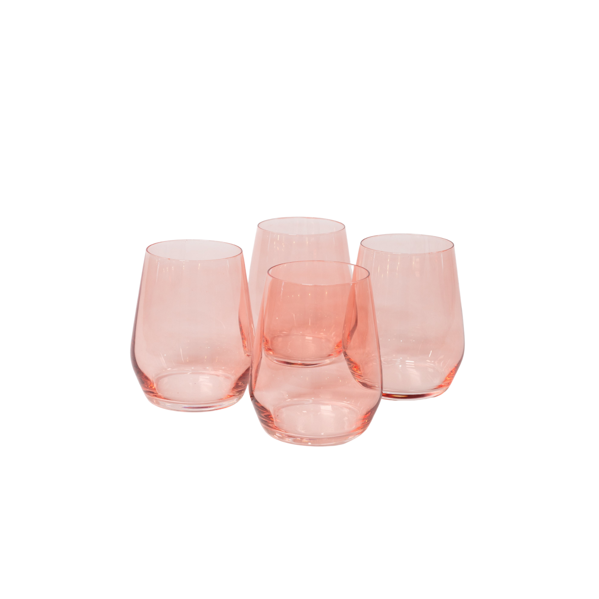 Tickle Me Pink - Colored Wine Glass