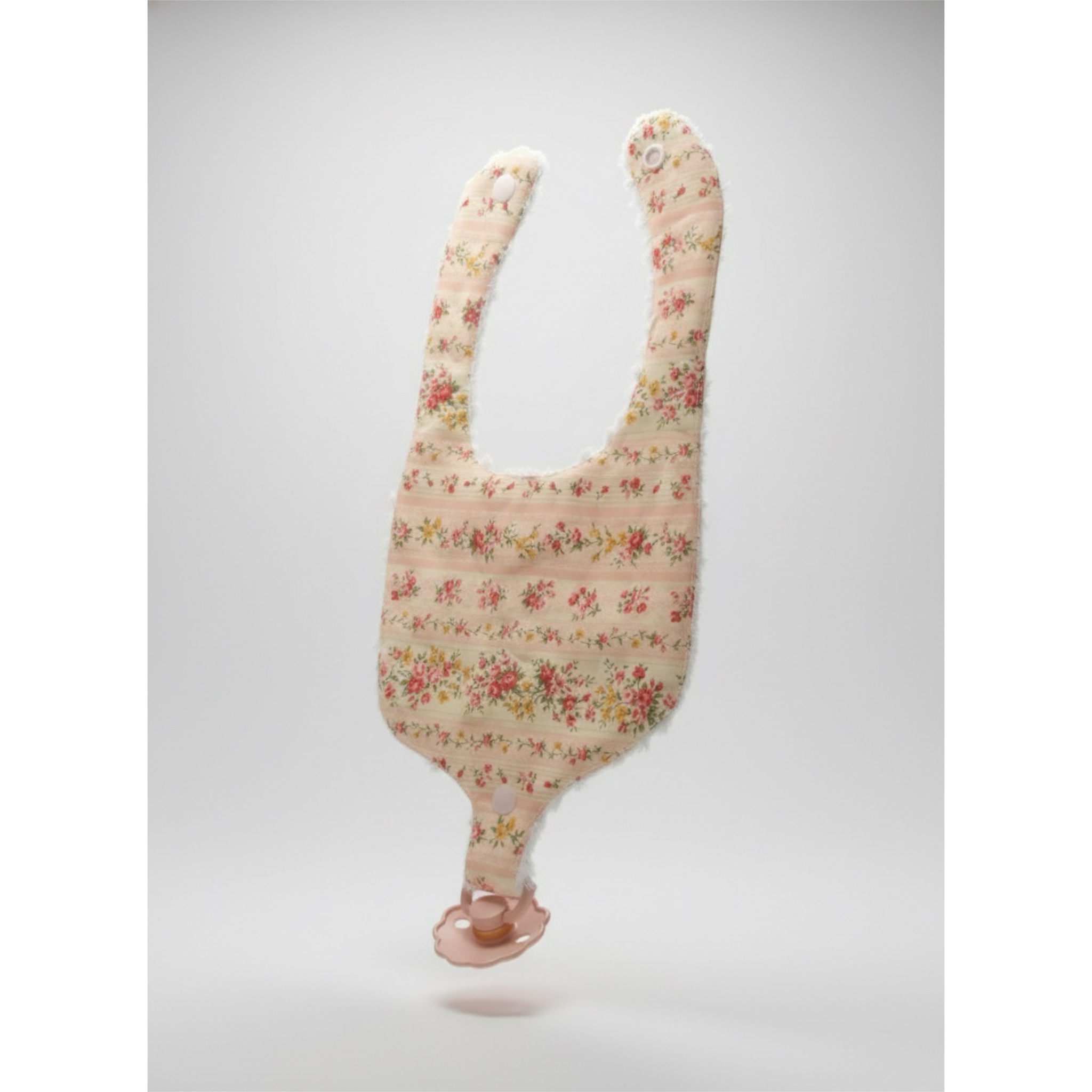 Soothe & Snap Pacifier Bib - Meadowlark Floral