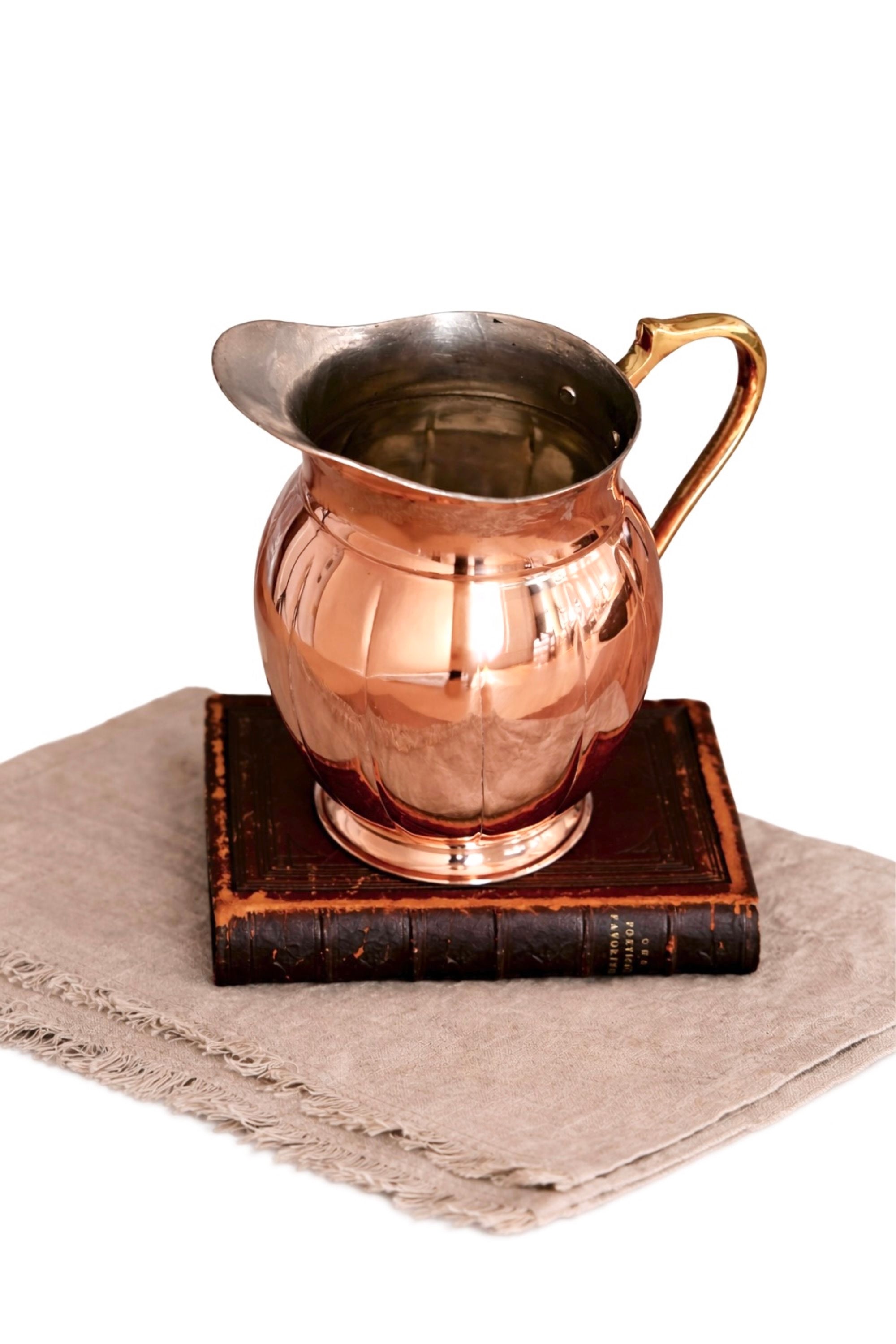 CMK Vintage Inspired Copper Large Pitcher