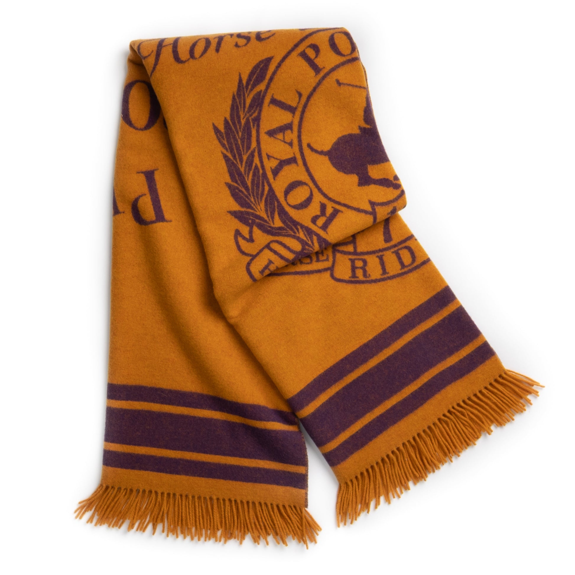 The Polo Challenge Throw – Extra-Fine Italian Merino Wool | 56" x 72"-Throws and Blankets-[bar code]-Prince of Scots