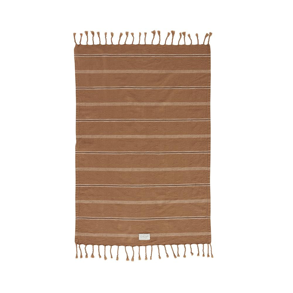 Kyoto Guest Towel Dark Caramel By Oyoy 1