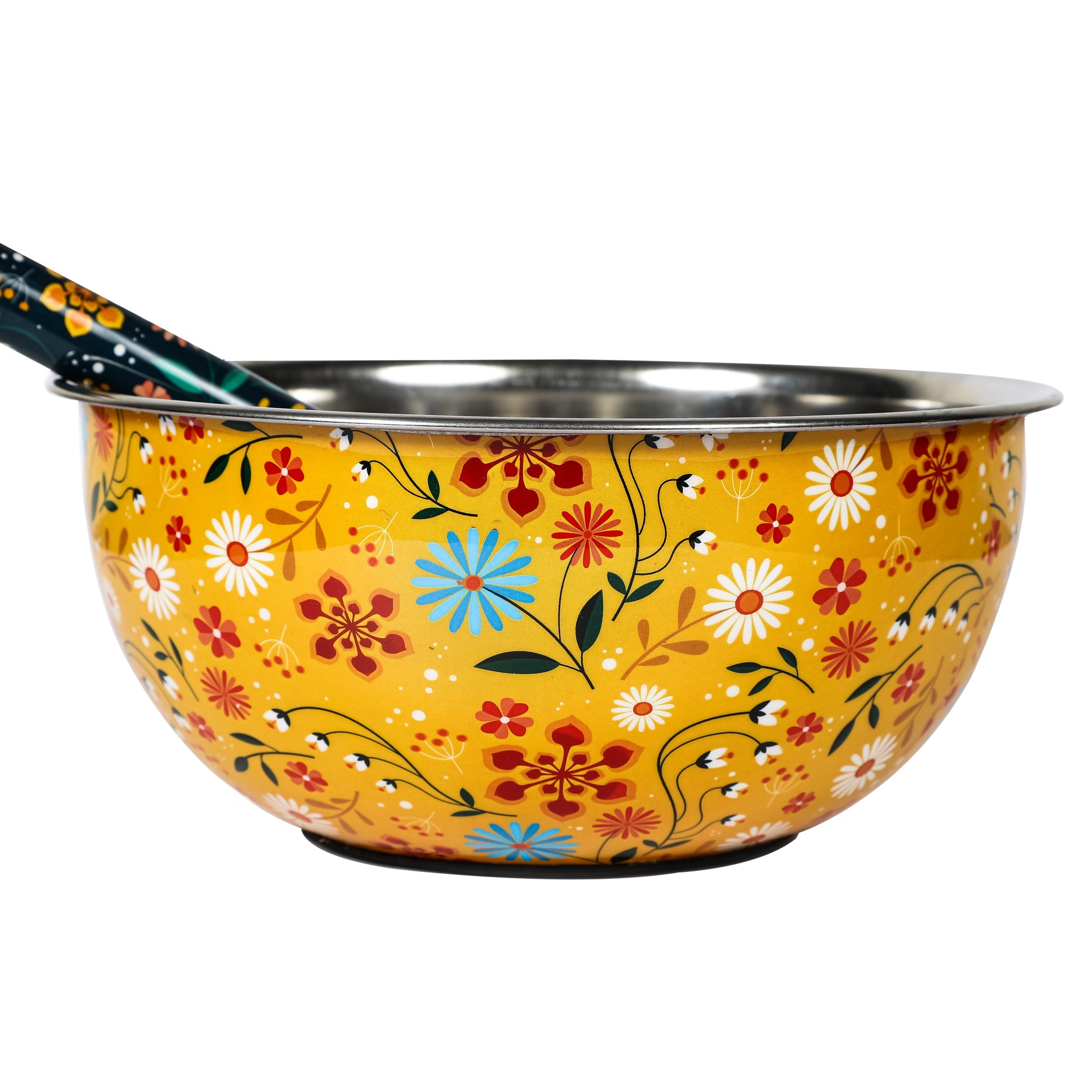 Sunburst Bloom Bowl & Whisk Set - Thumbnail 2