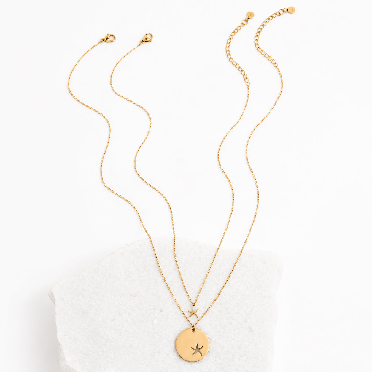 Cute gold necklace set, ocean jewelry, gold necklaces, women's jewelry, jewelry shop, unique xmas gifts