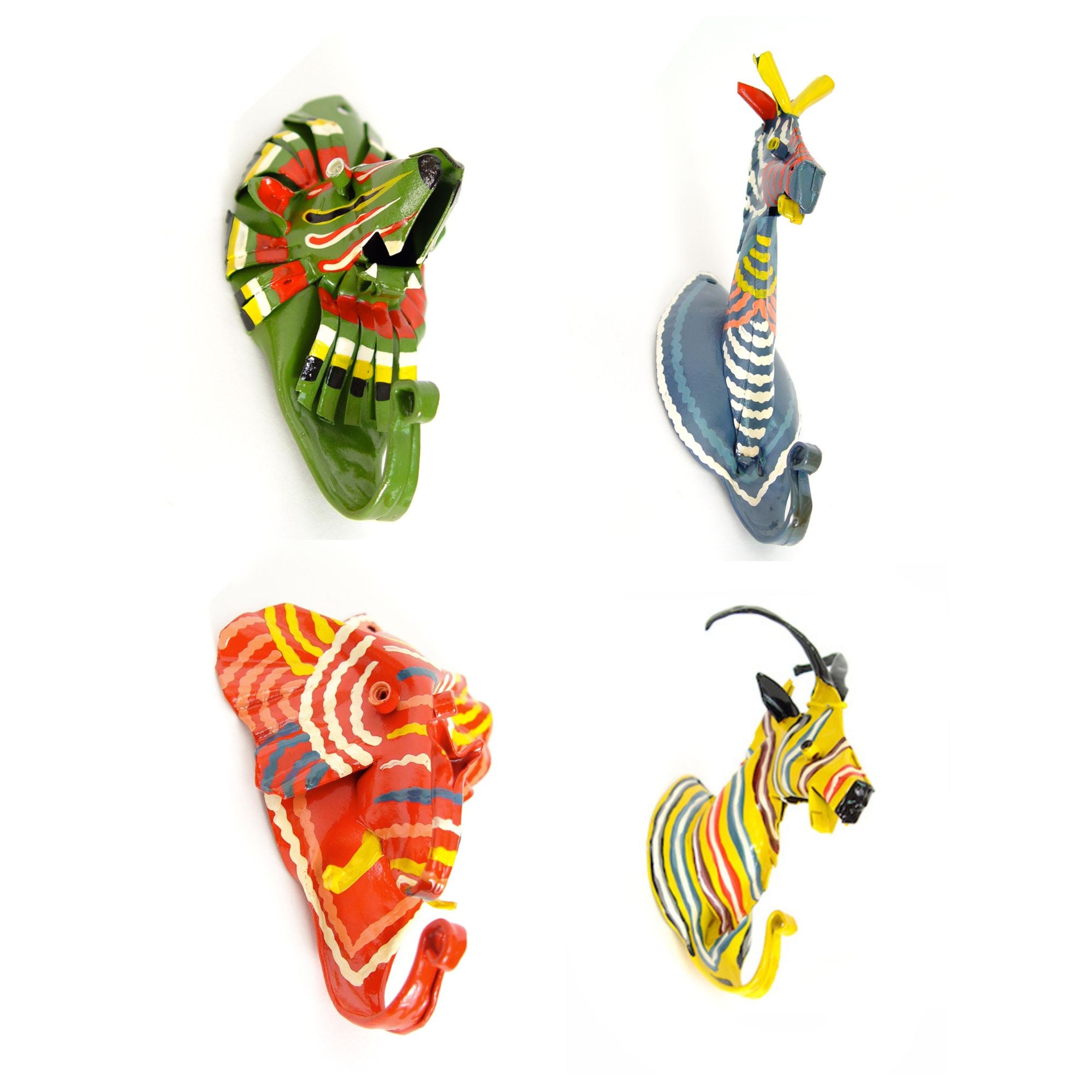 S/4 Painted Tin Hooks - Thumbnail 3