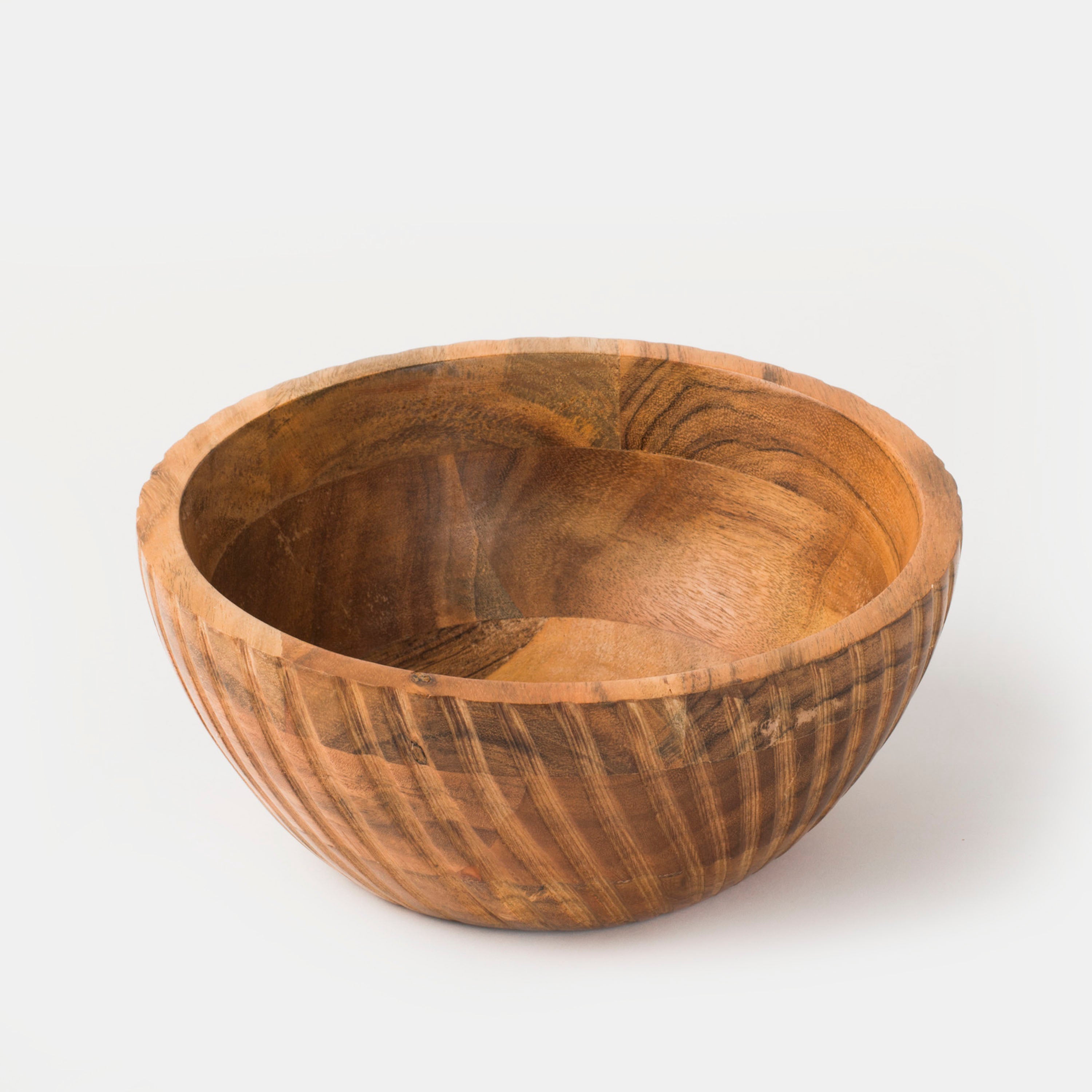 Stria Acacia Wood Bowls - Thumbnail 5