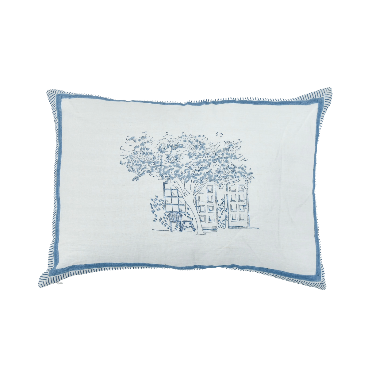 The Archive Cushion - Hand Block Printed Cushion Cover