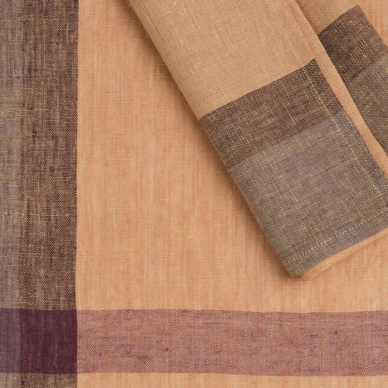 HINTERLAND Handwoven Linen Napkins – Set of 2. Flax Linen - Fair Trade - Artisan Made