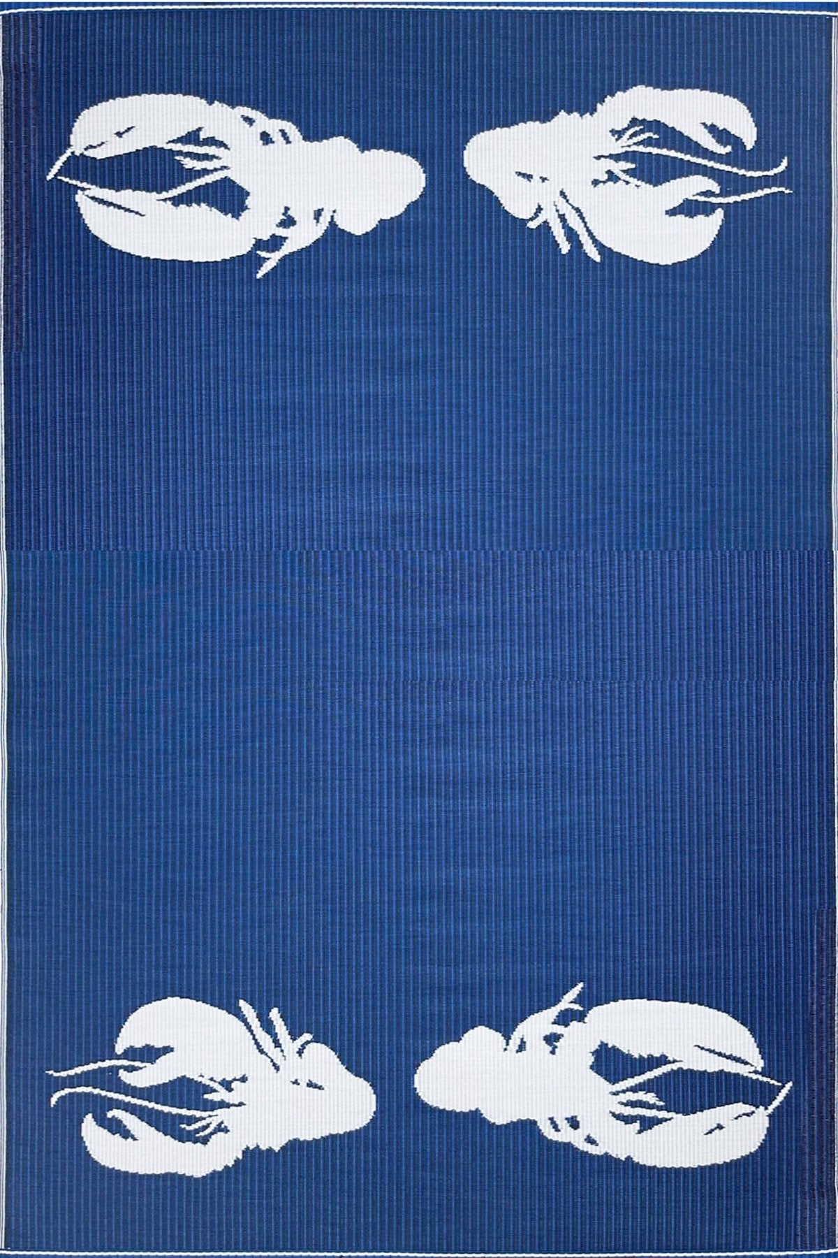 Four Lobster Blue & White