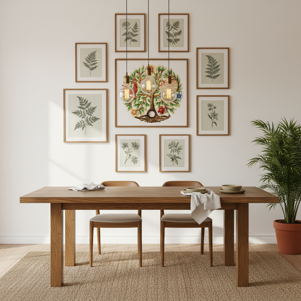 RND06522 Lifestyle 3 - Dining Room Gallery Wall