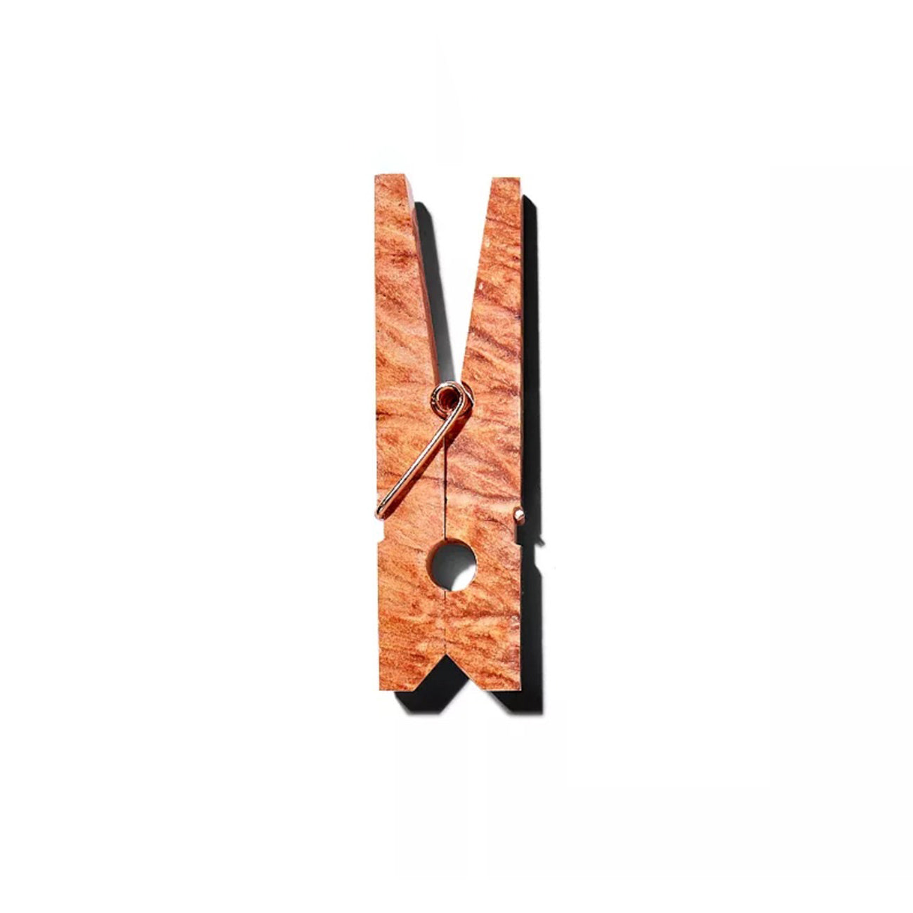 Decorative gemstone Laundry Clip - Jasper Orange. A luxurious and whimsical gift, as no two clips are alike! Laundry Clip. Delightfully included in best of lists on the New York Times, New York Post and Sight Unseen.