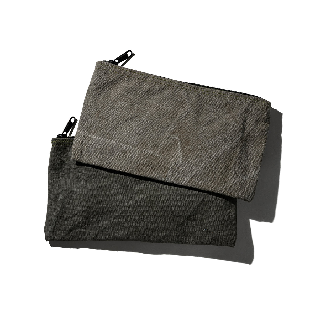 Vintage Tent Fabric Pouch 5