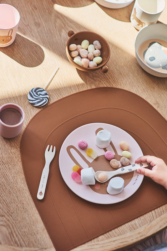 Rainbow Placemat Caramel 2