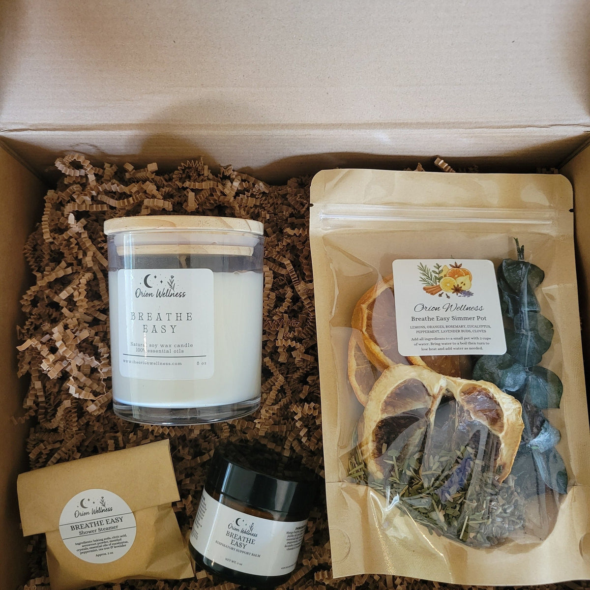 Breathe Easy Ritual Set by Orion Wellness, square product view