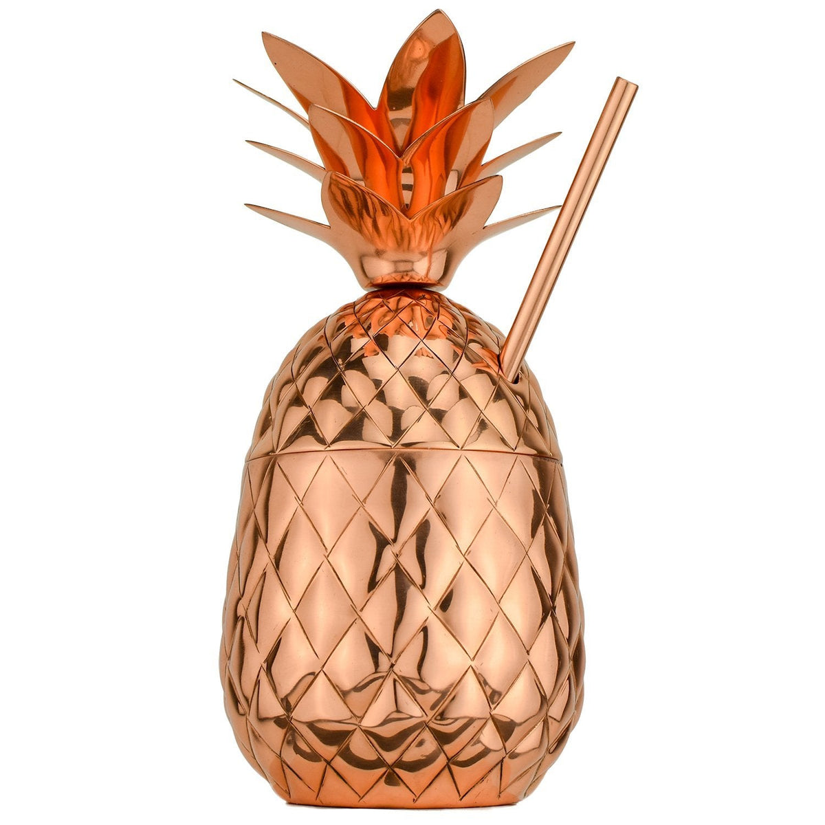 The Royal Hawaiian Pineapple Tumbler (Copper 18 Ounce)-Home Gifts-Prince of Scots-810032751777-PineCopper8-Prince of Scots