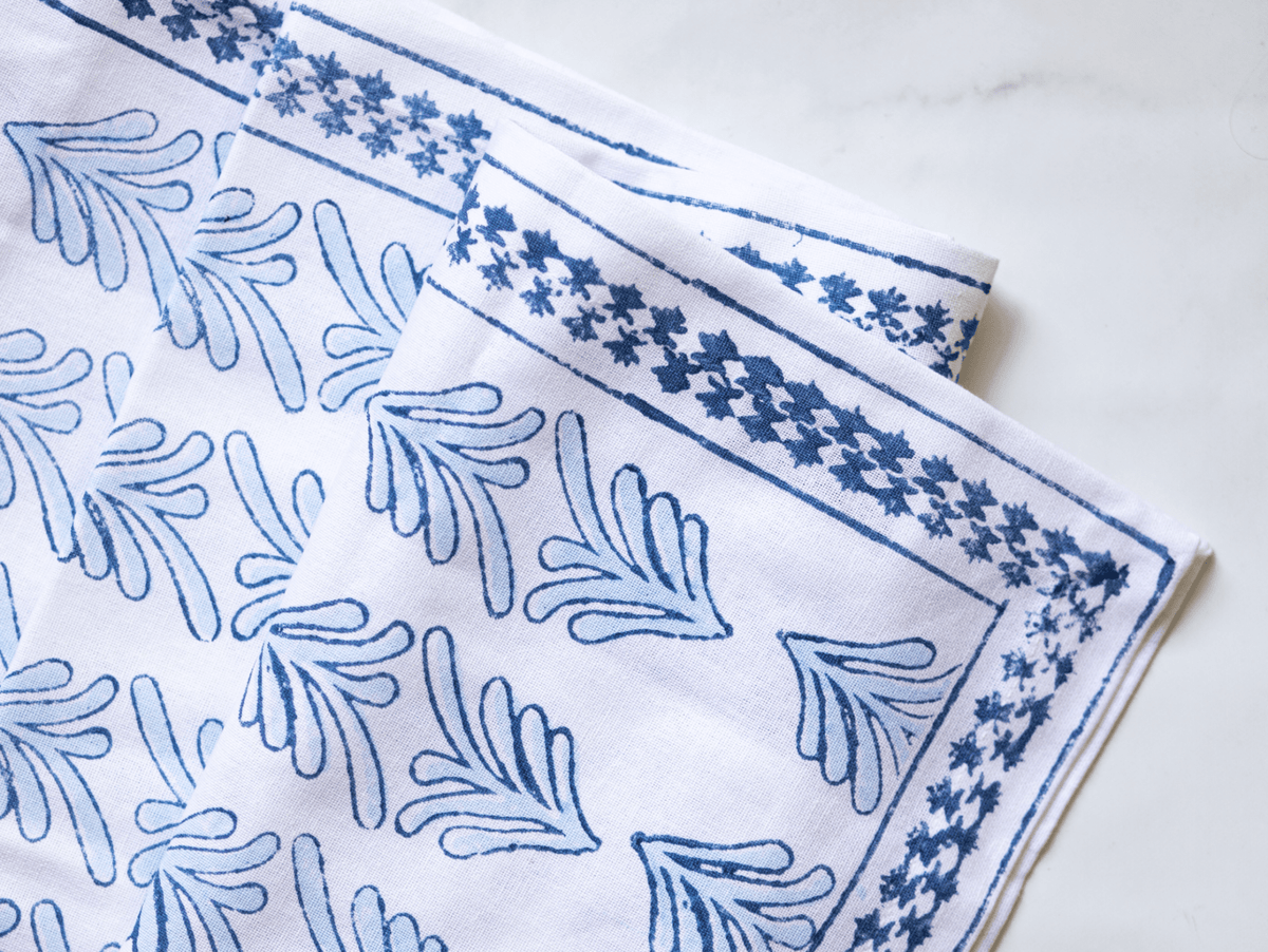Table Runner - Palmetto, Uniform Blue & Navy - The Mended Company