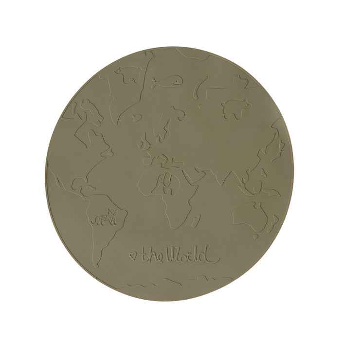 Placemat The World Olive By Oyoy M107141 1