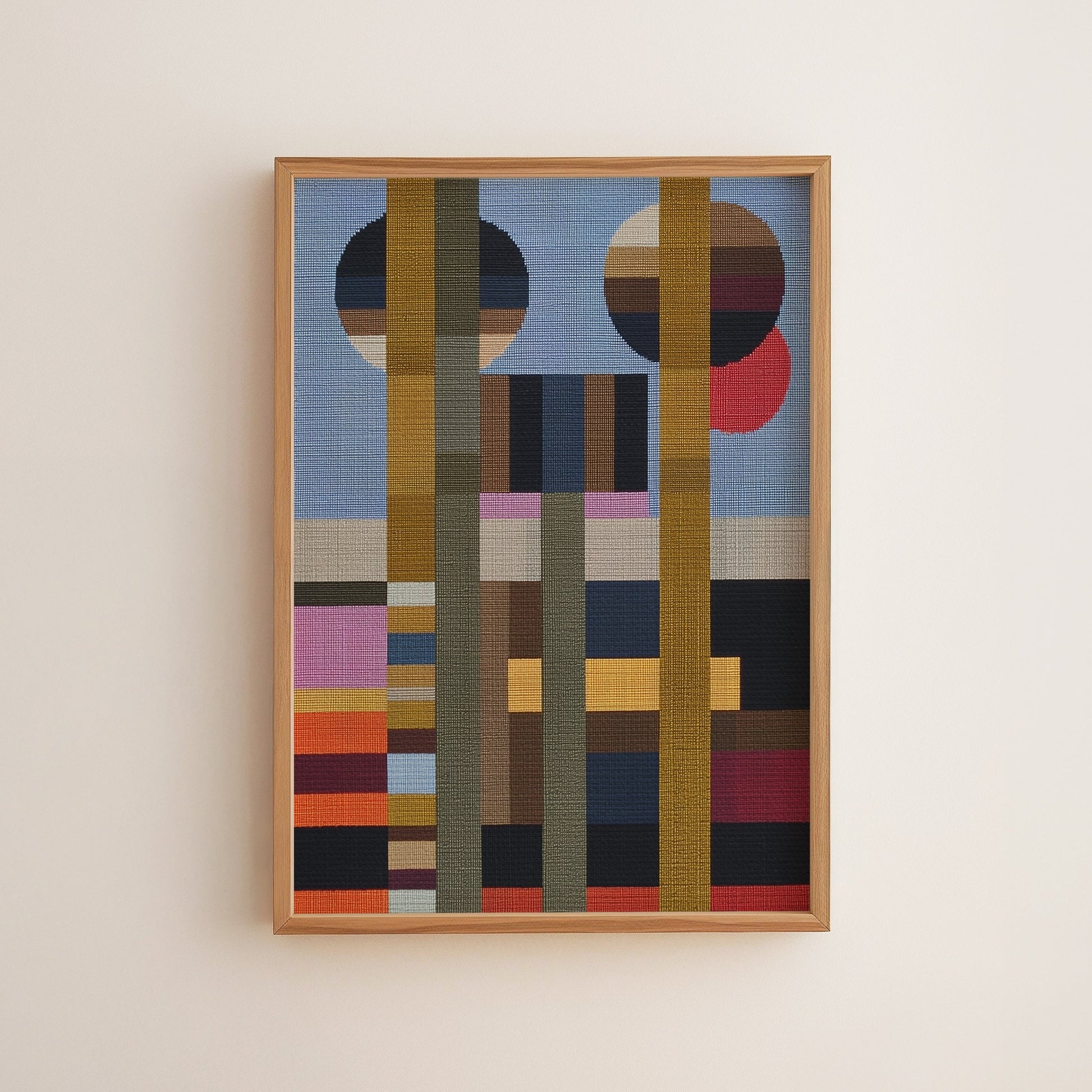 Woven Perspectives No. 13 — Geometric Abstract Art Print