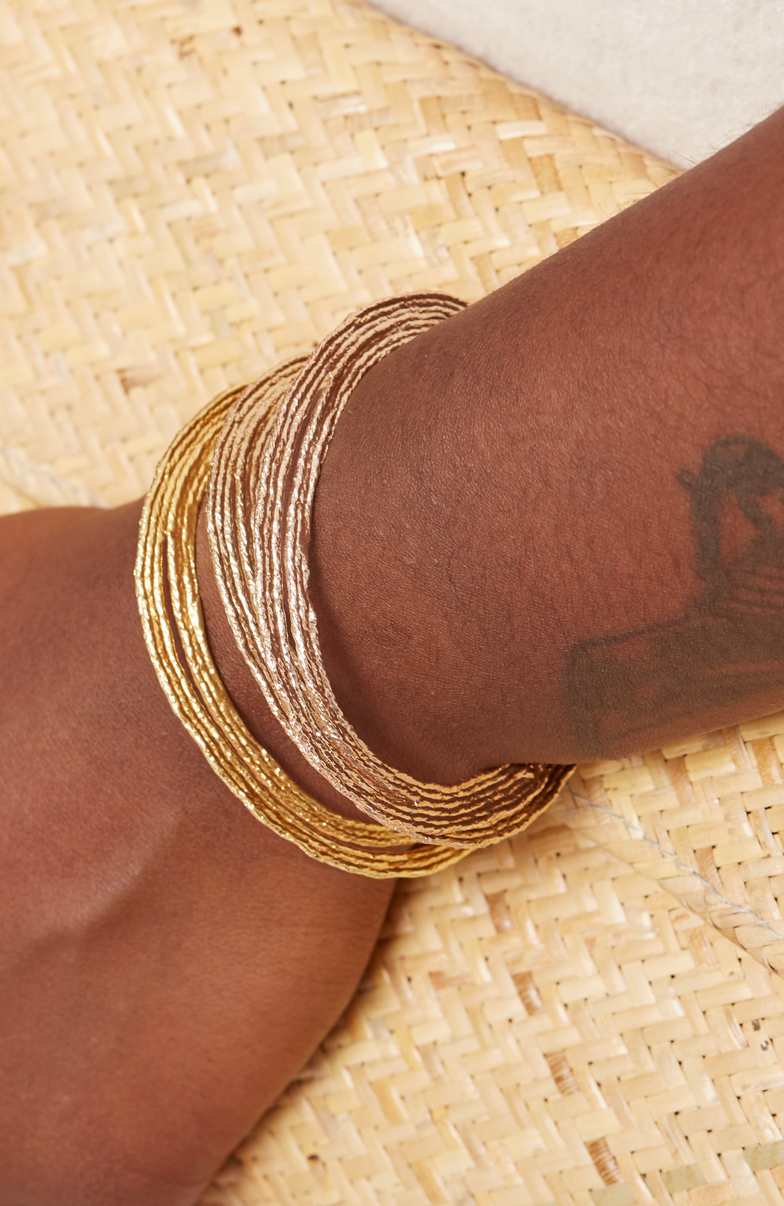 Vija Cuff Bracelet - 14K Gold Plate