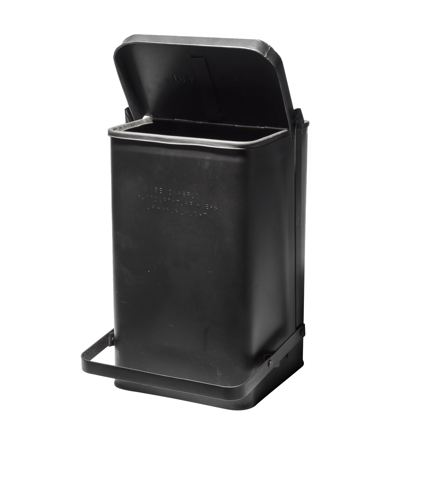 Step Trash Can - Black