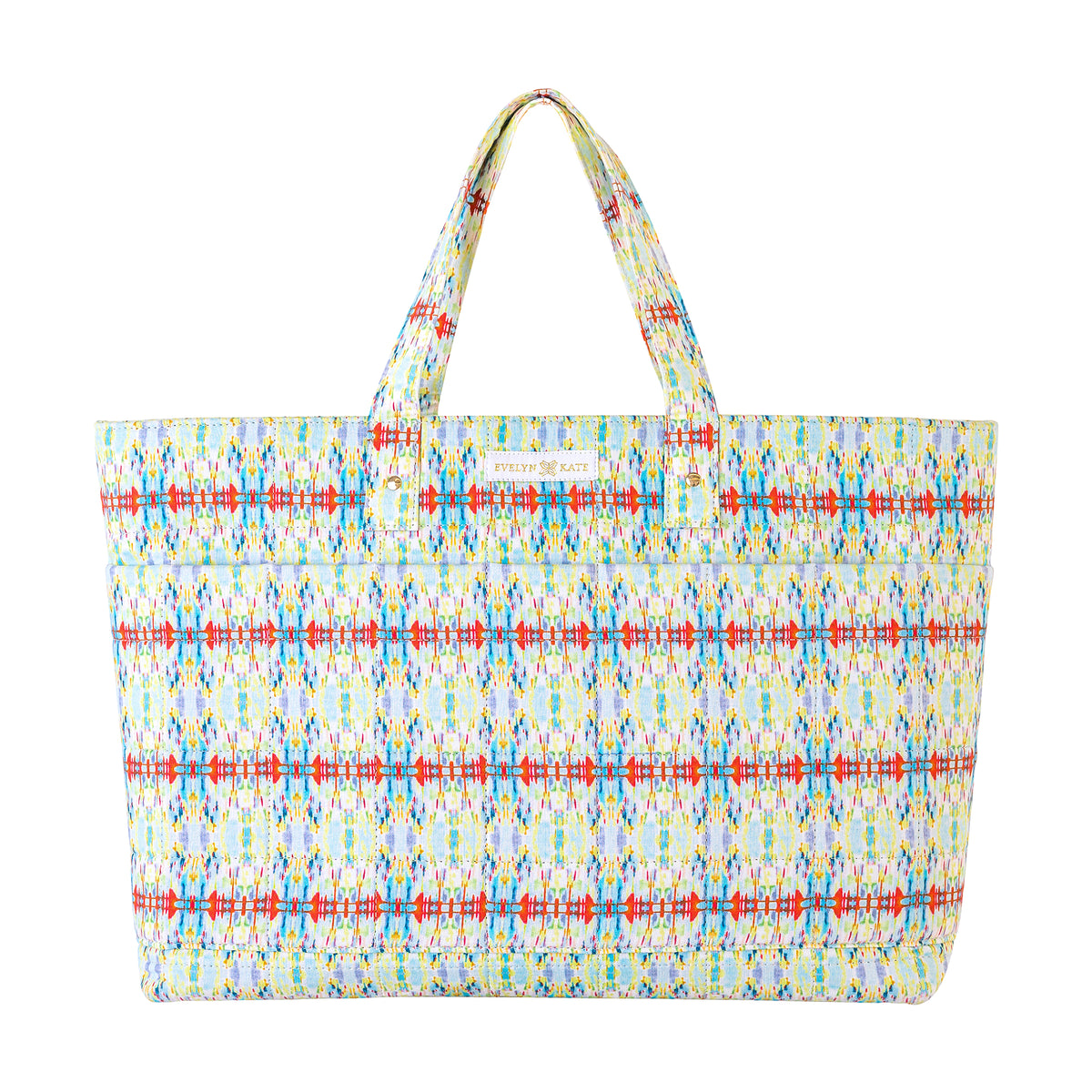 Red Bridge Quilted Tote Bag