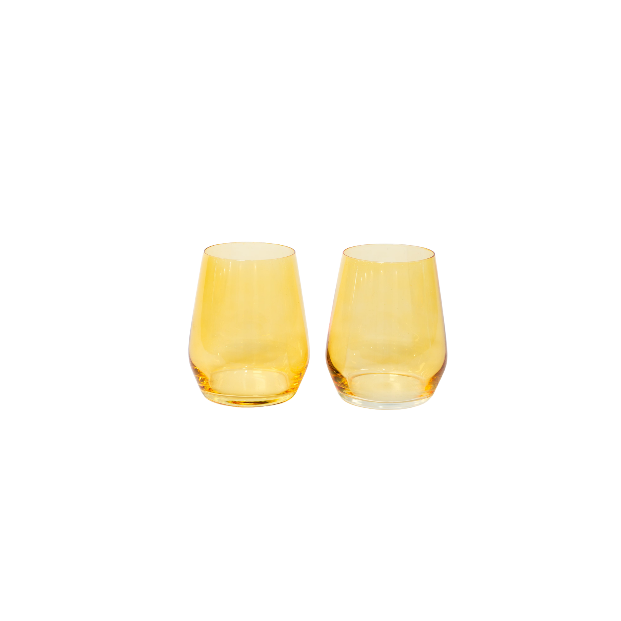 Sunshine Yellow - Colored Wine Glass