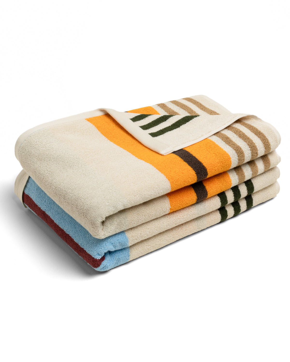 Everlayer Plush  Cotton Reversible Towel - Janus Composition