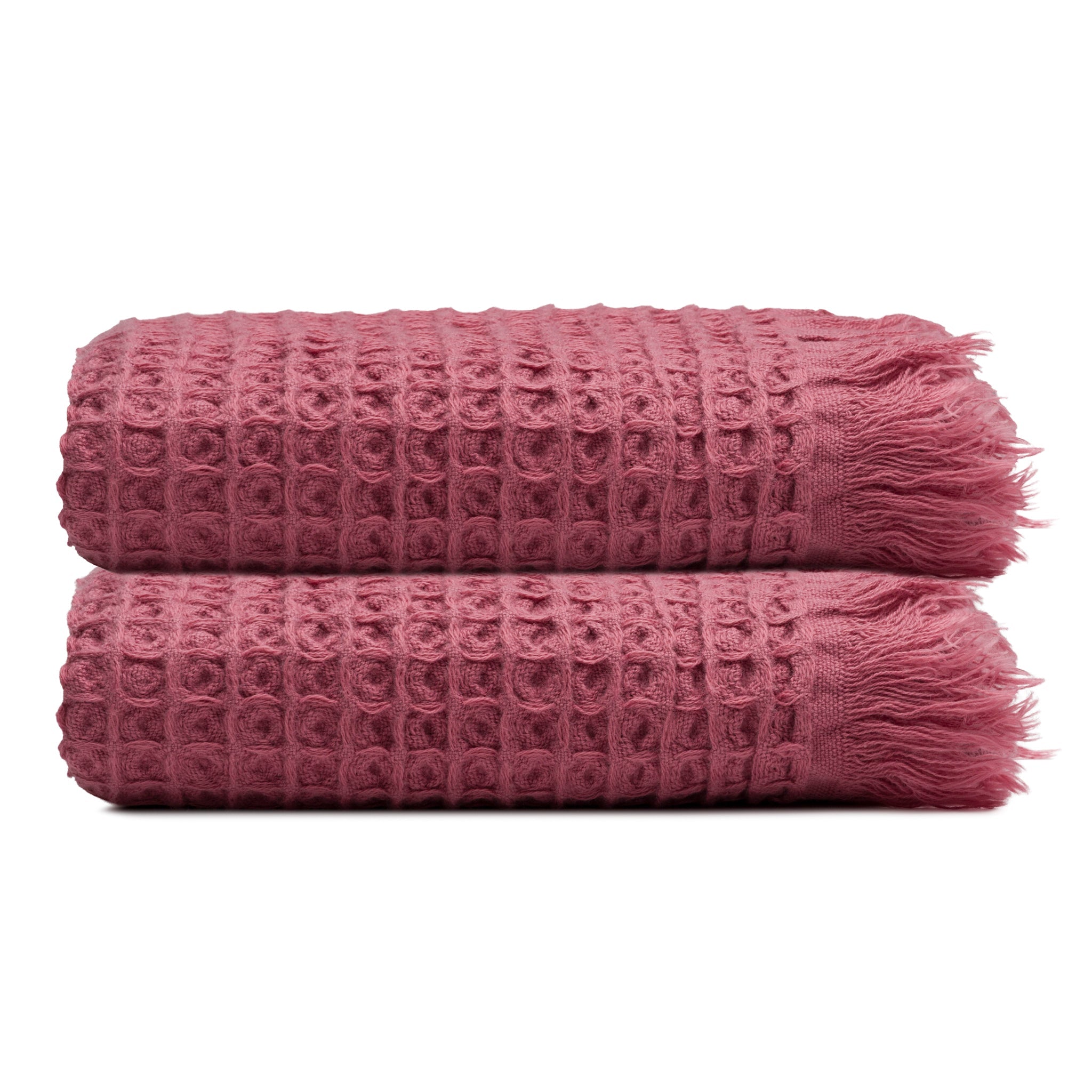 Waffle Turkish Cotton Kitchen & Guest Towel Set of 4