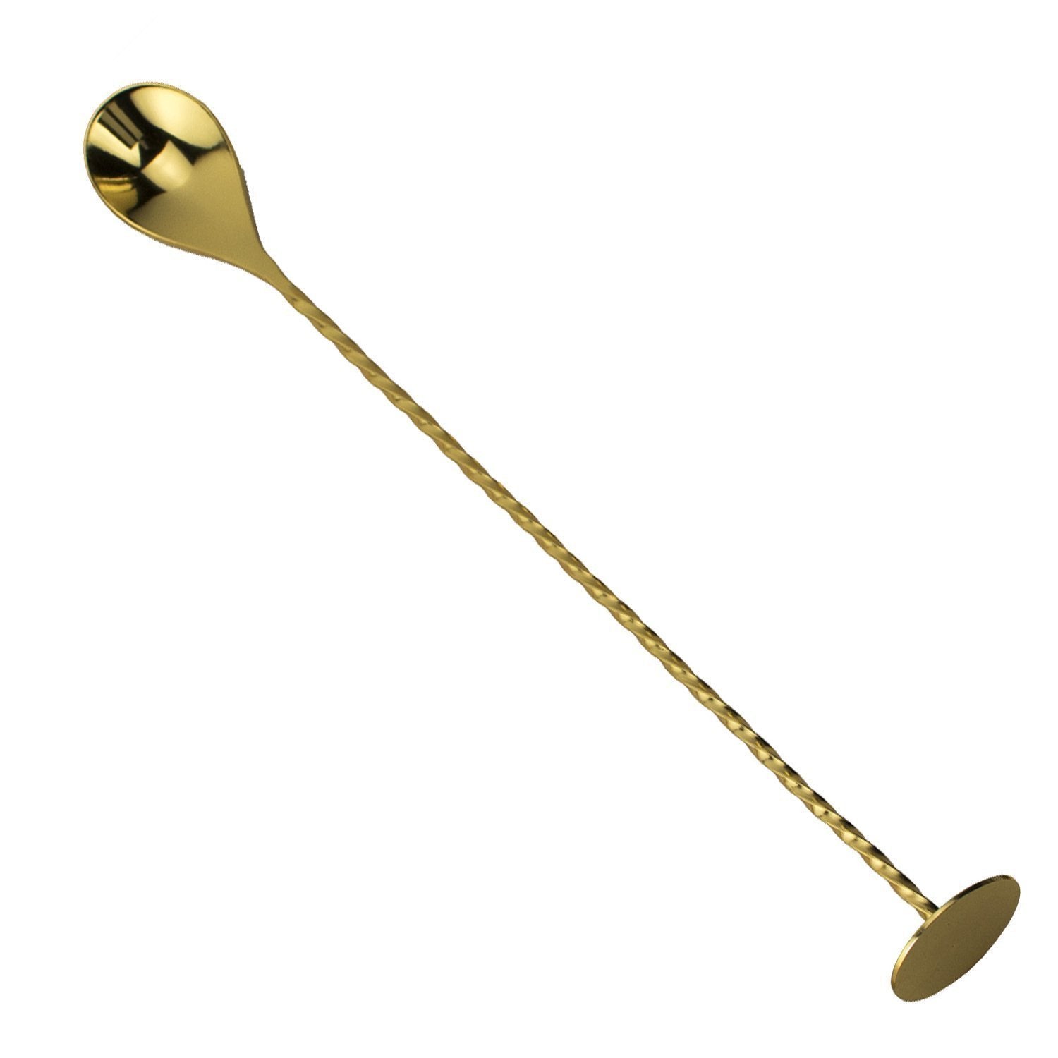 Prince of Scots Bar Spoon with Muddler ~ Gold-Barware-Prince of Scots-Prince of Scots