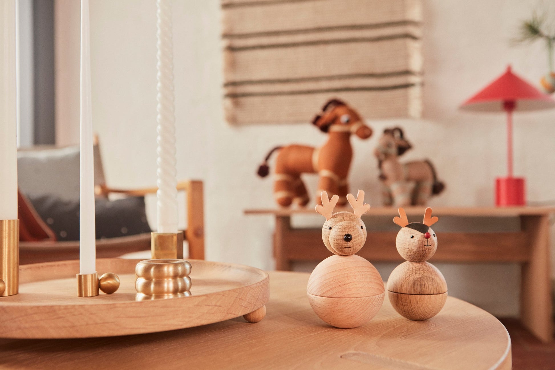 Palloa Solid Brass Candleholder High Brushed Brass By Oyoy L300232 2