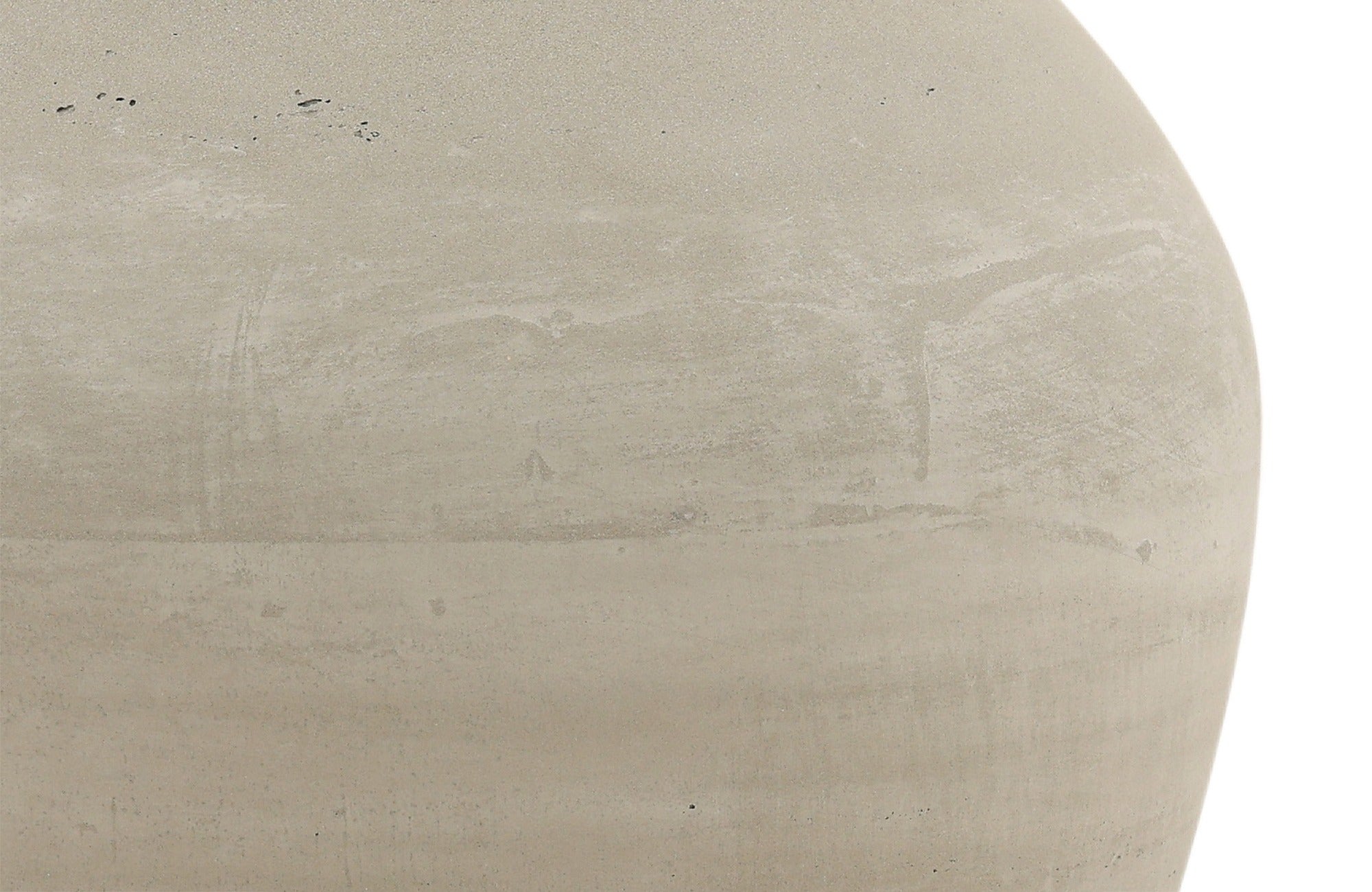 Leander Cement Outdoor Vase - Medium - Natural