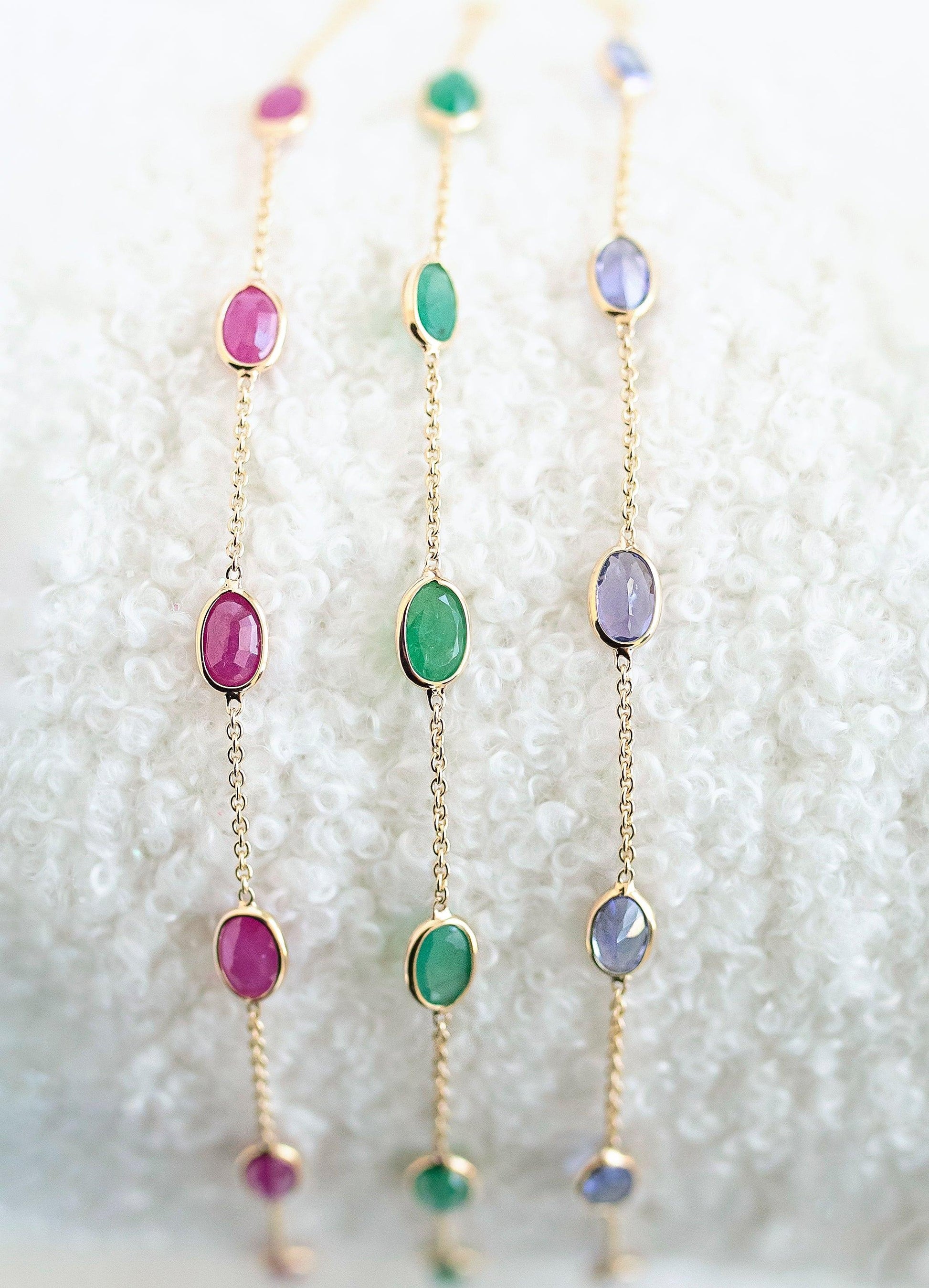Ruby Radiance minimal everyday fine jewelry in solid gold and sterling 925 silver with natural gemstones.