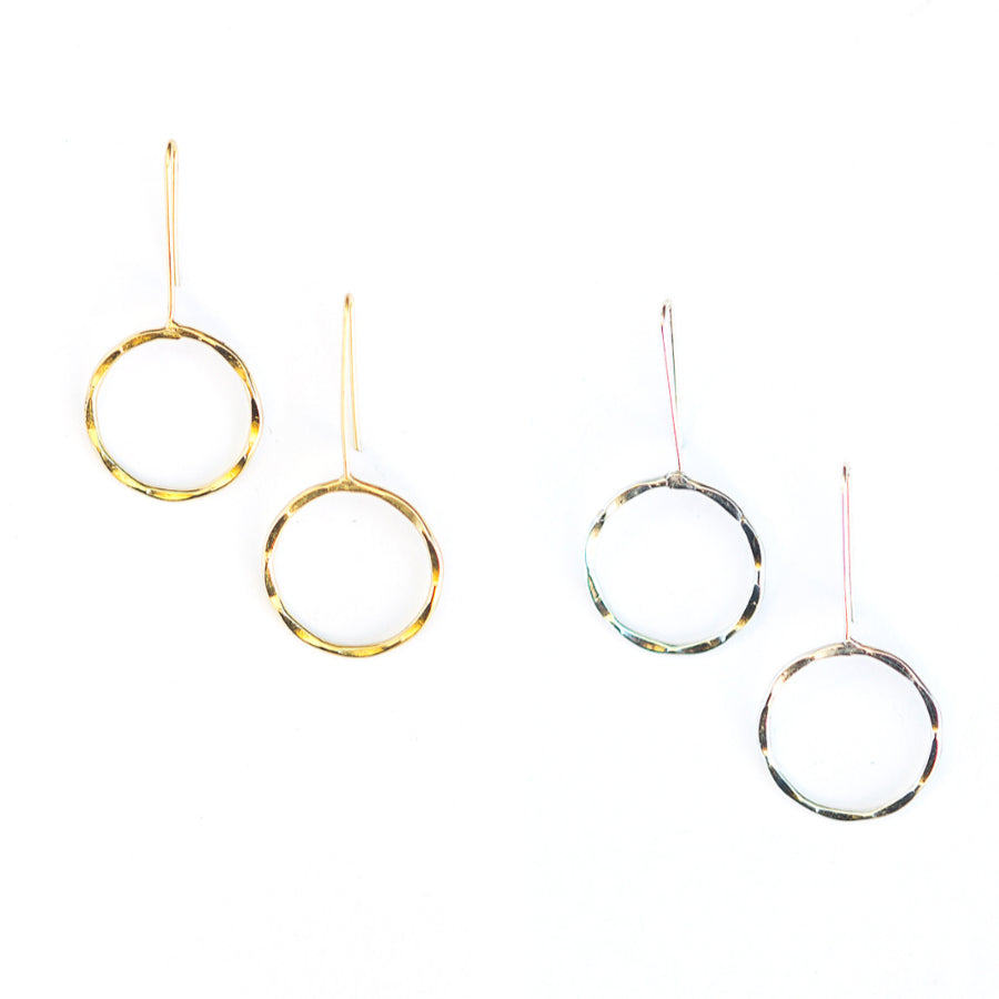 Full Moon Drop Earrings