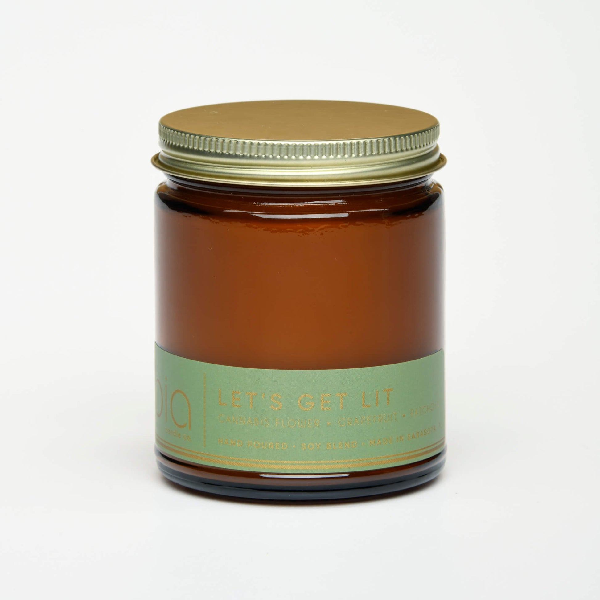 lets get lit classic candle with lid