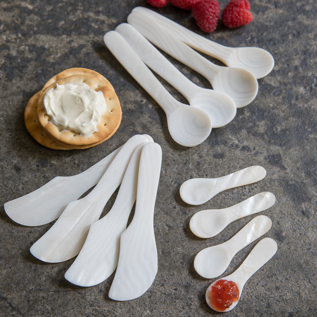 Mini Shell Spoons, Set of 4