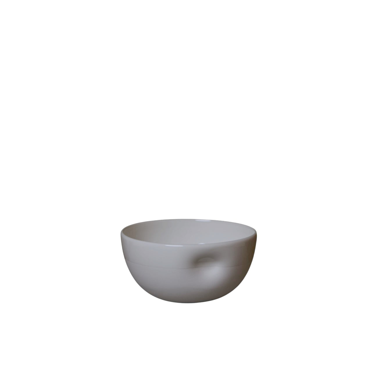 Unique Series Thumb Print Porcelain Bowl - bisque