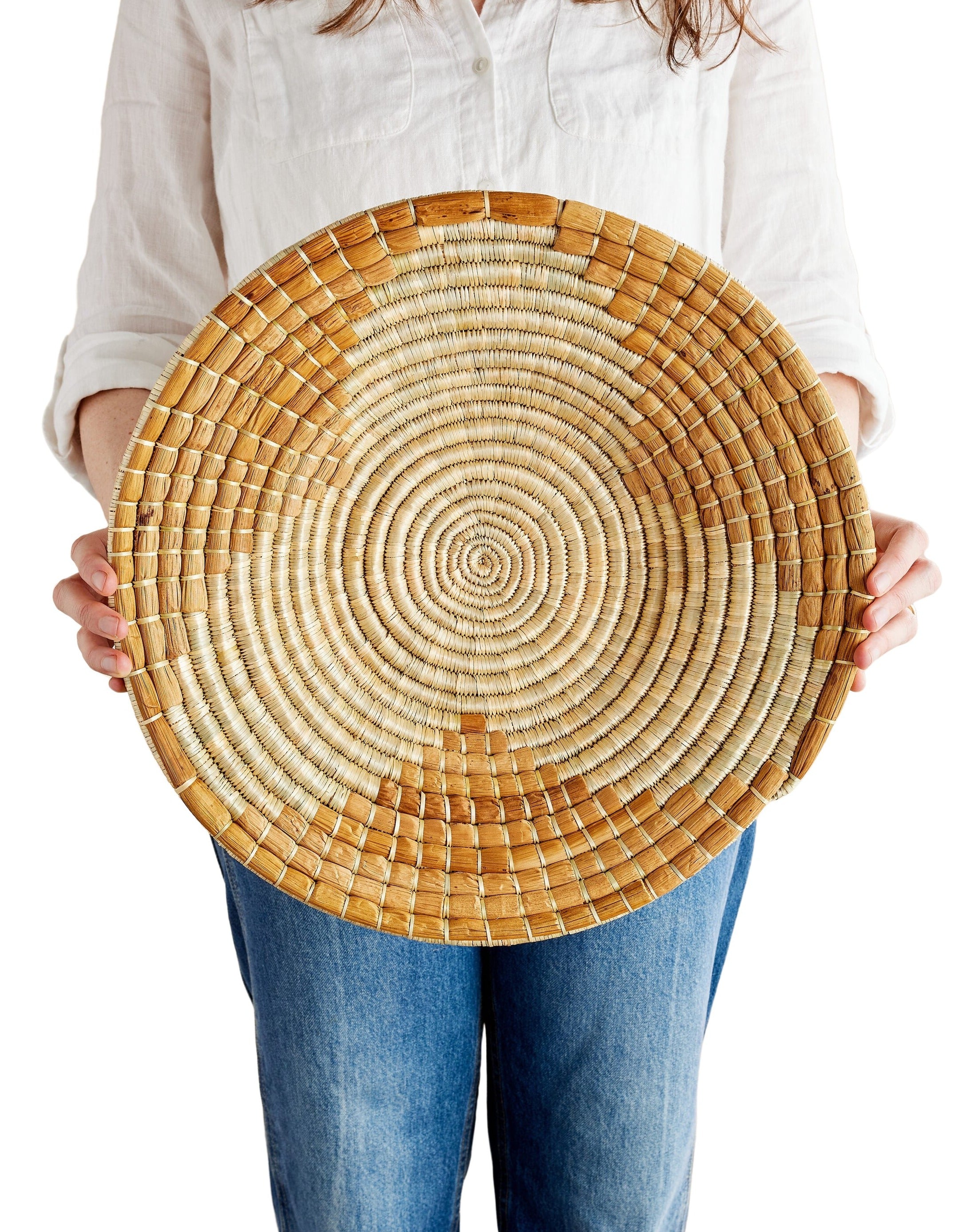 Maua Banana Bark Wall Basket