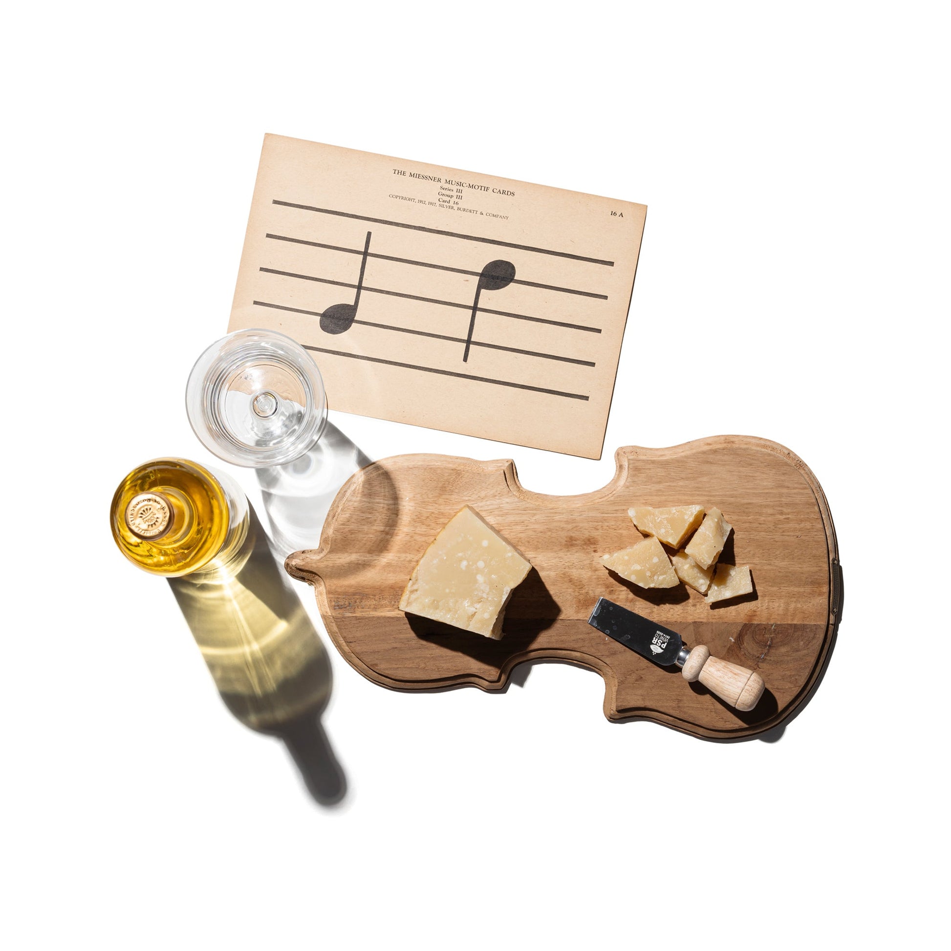 Wood Violin Cutting Board 3