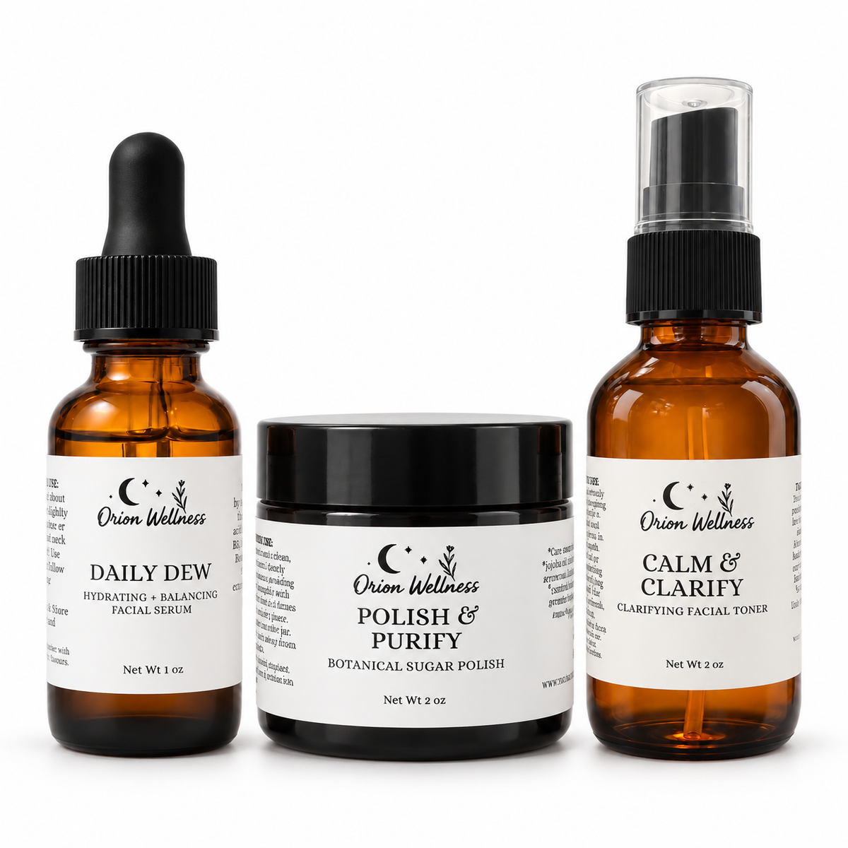 Glow Ritual Gift Set by Orion Wellness on a white background