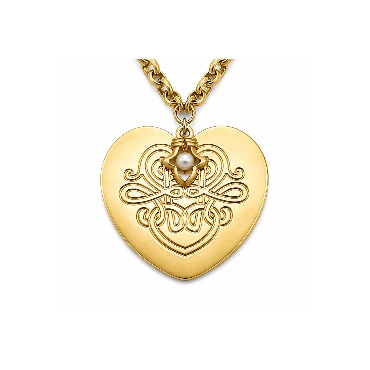The Valora Heart Pearl Necklace - Pre Order