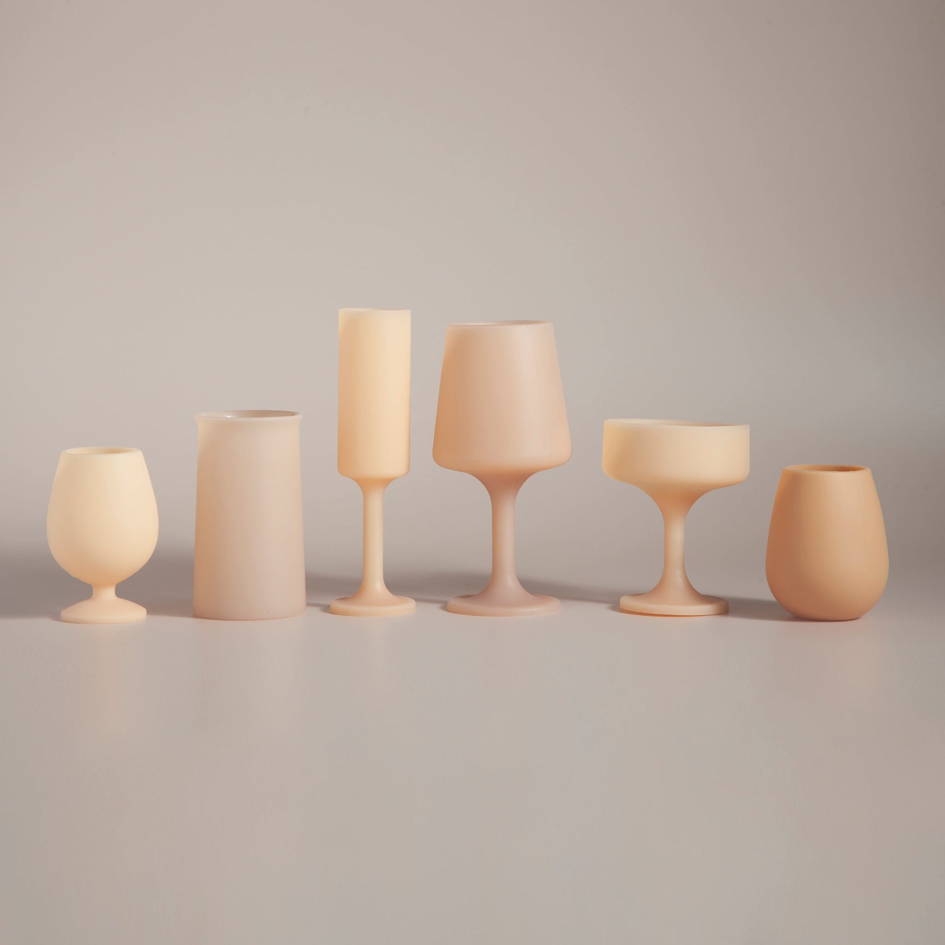 wheat + oat | swepp | silicone unbreakable wine glasses - porter green | style + sustainability