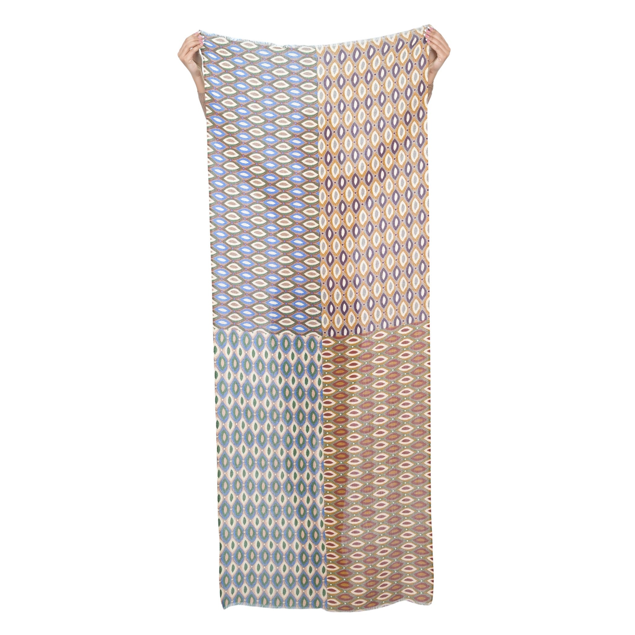 Kaleidoscope Gaze Scarf - Golden Yellow