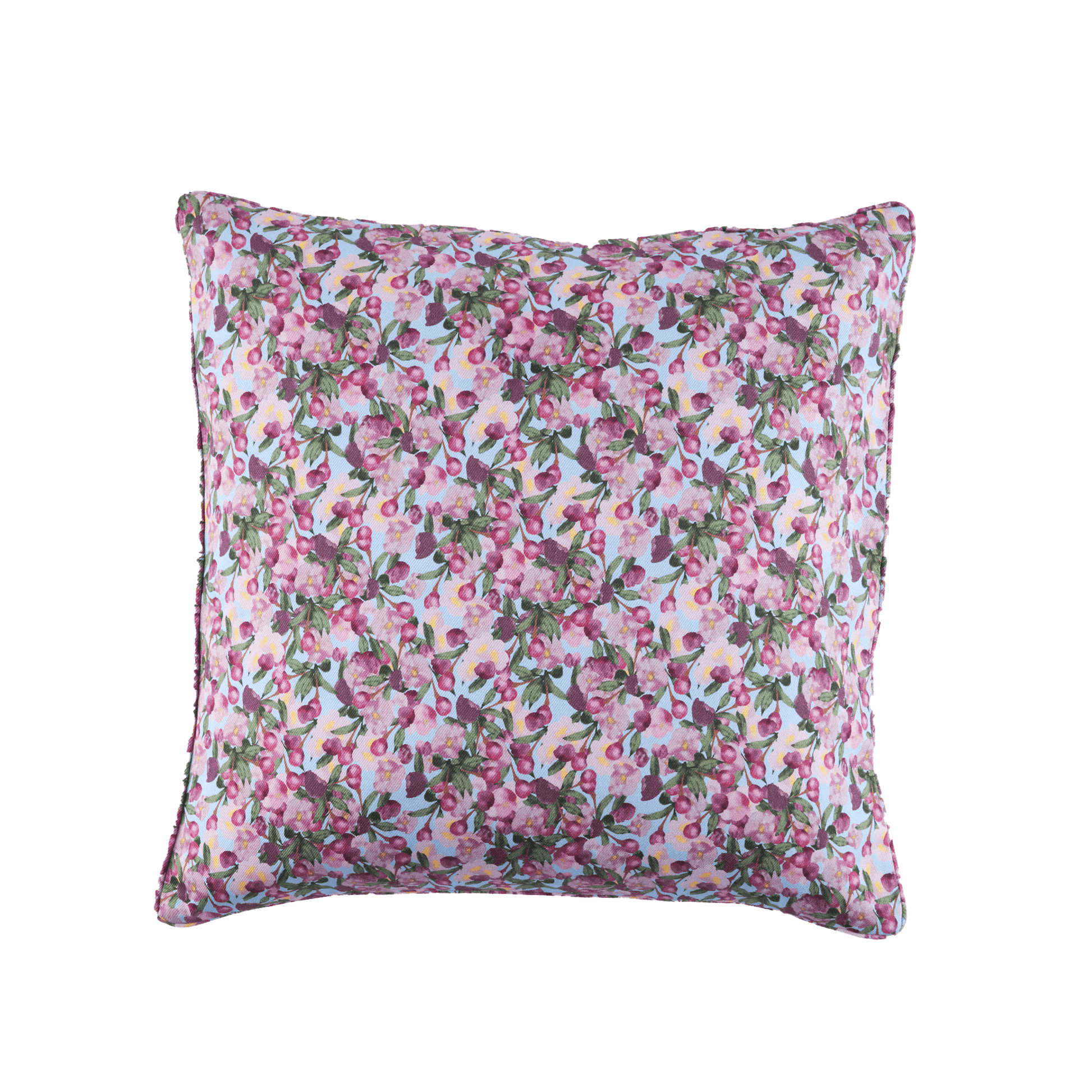Square Pillow Cover Romance is Dead Blue - Sophie Williamson Design