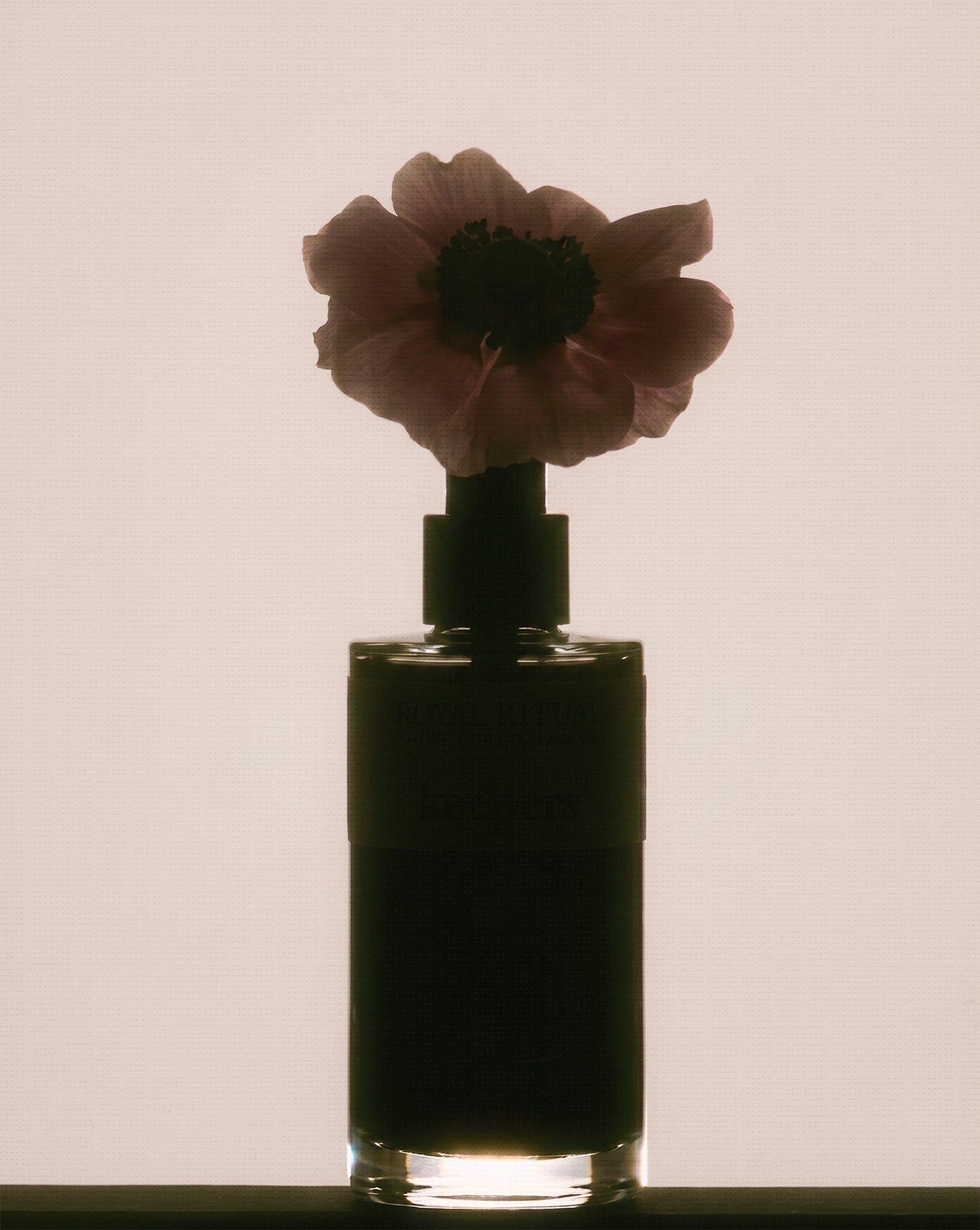 Royal Ritual cleansing gel bottle with flowers