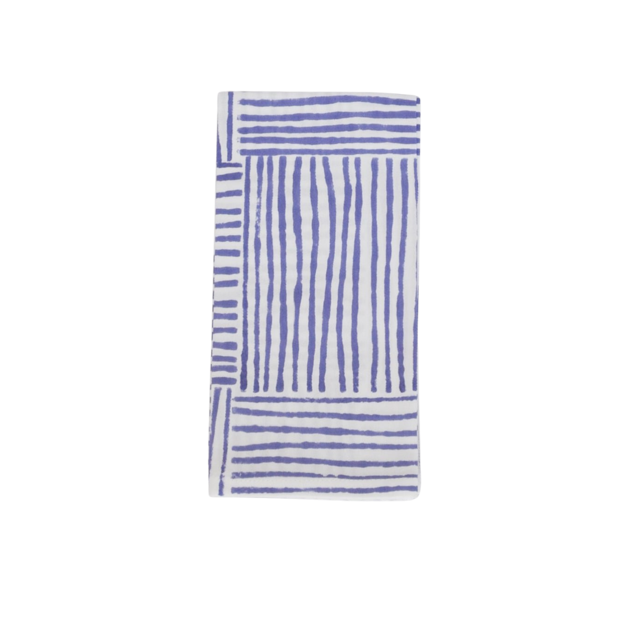 Organic Napkins (set of 4) - Stripe, Periwinkle