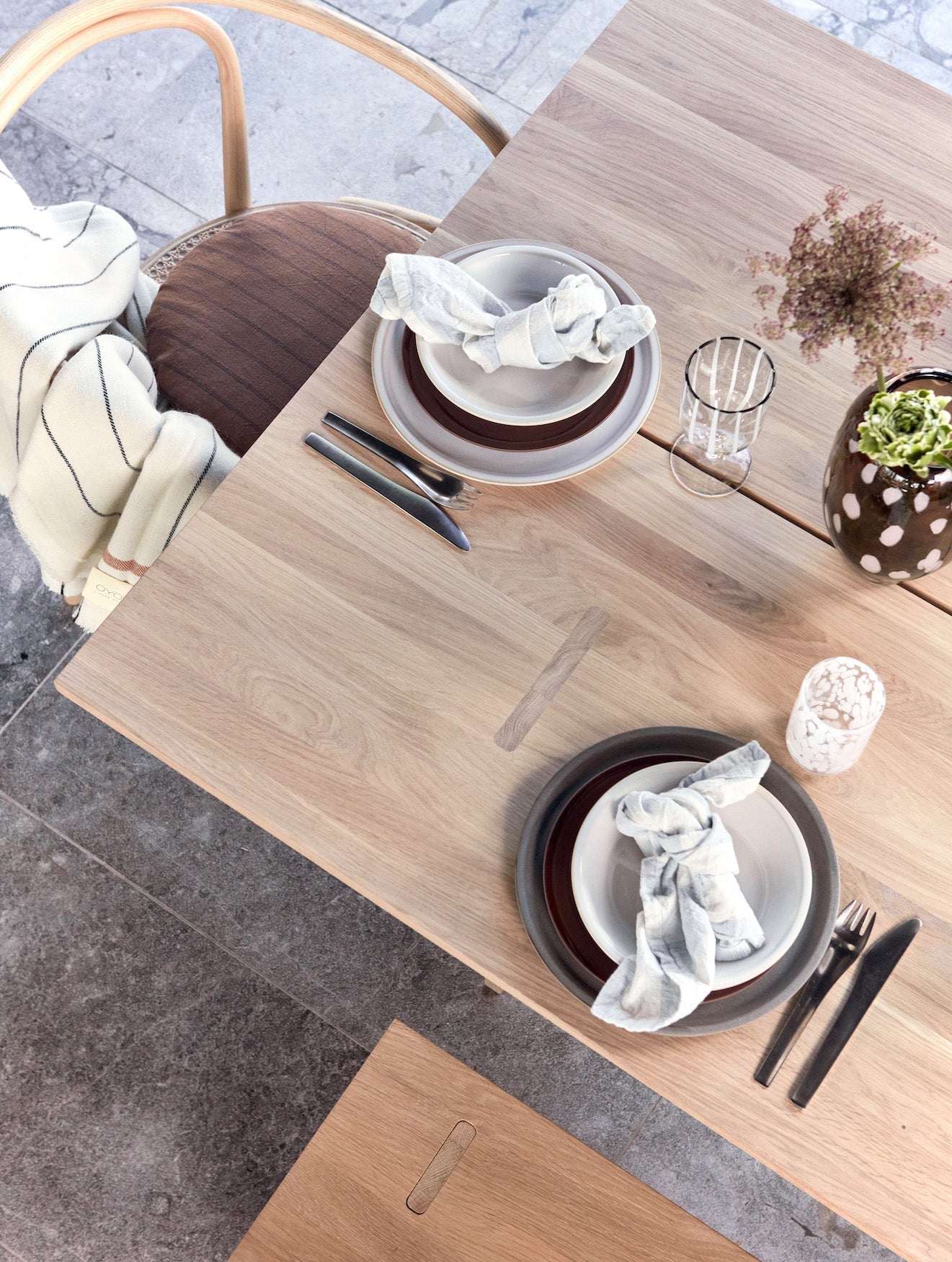 Yuka Dinner Plate Set Of 2 In Offwhite 3