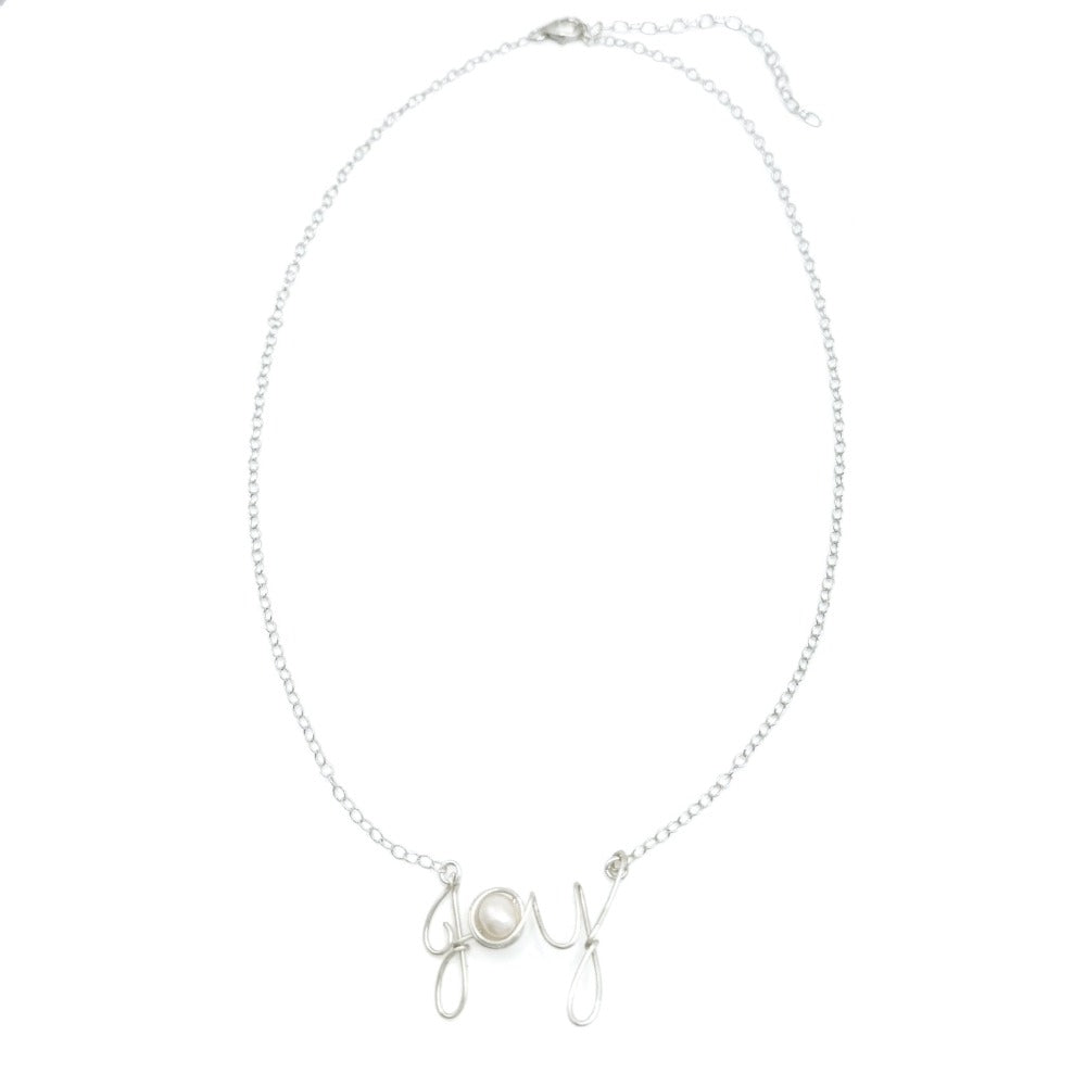 Pearl joy sterling silver necklace