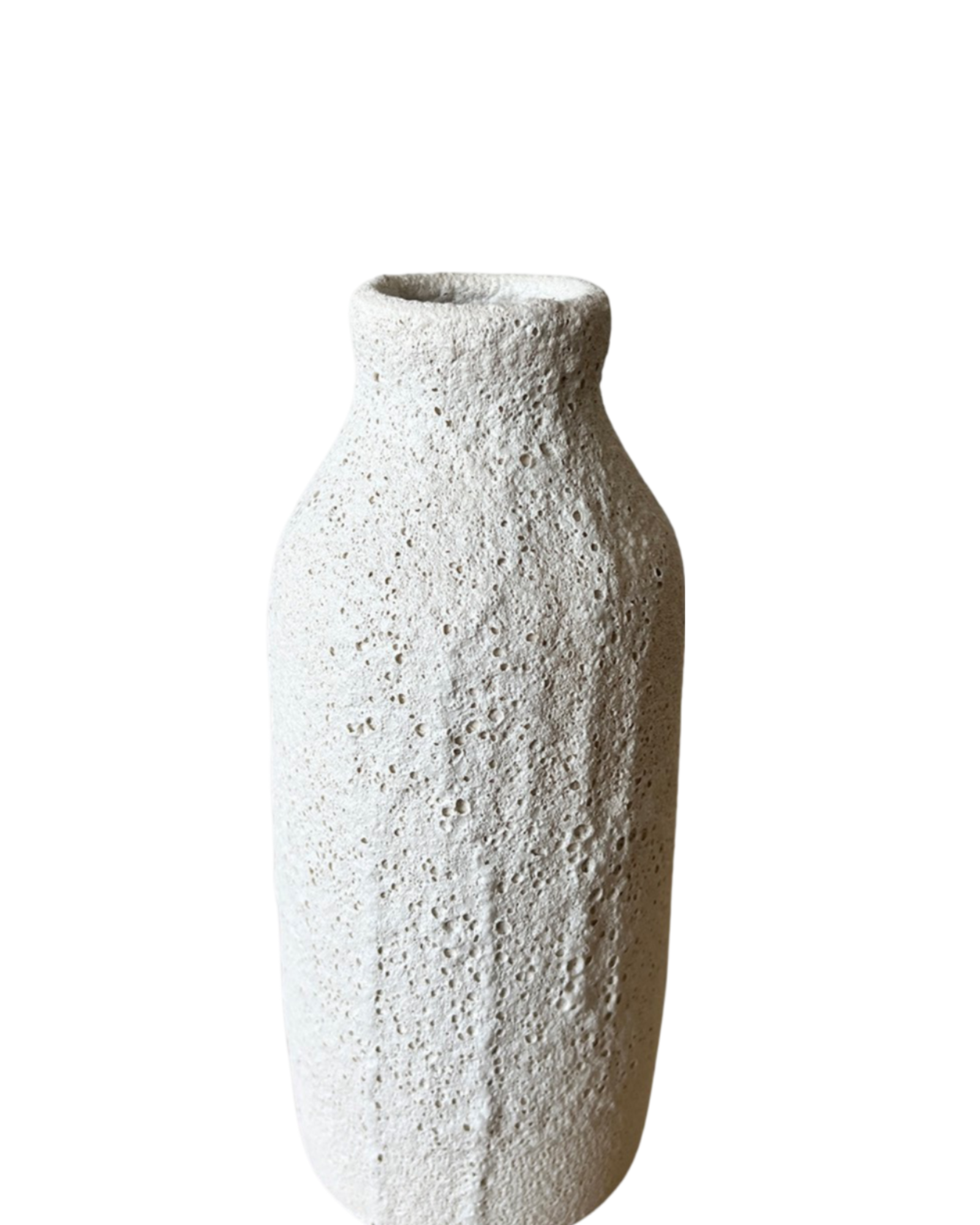 White Crater Vases